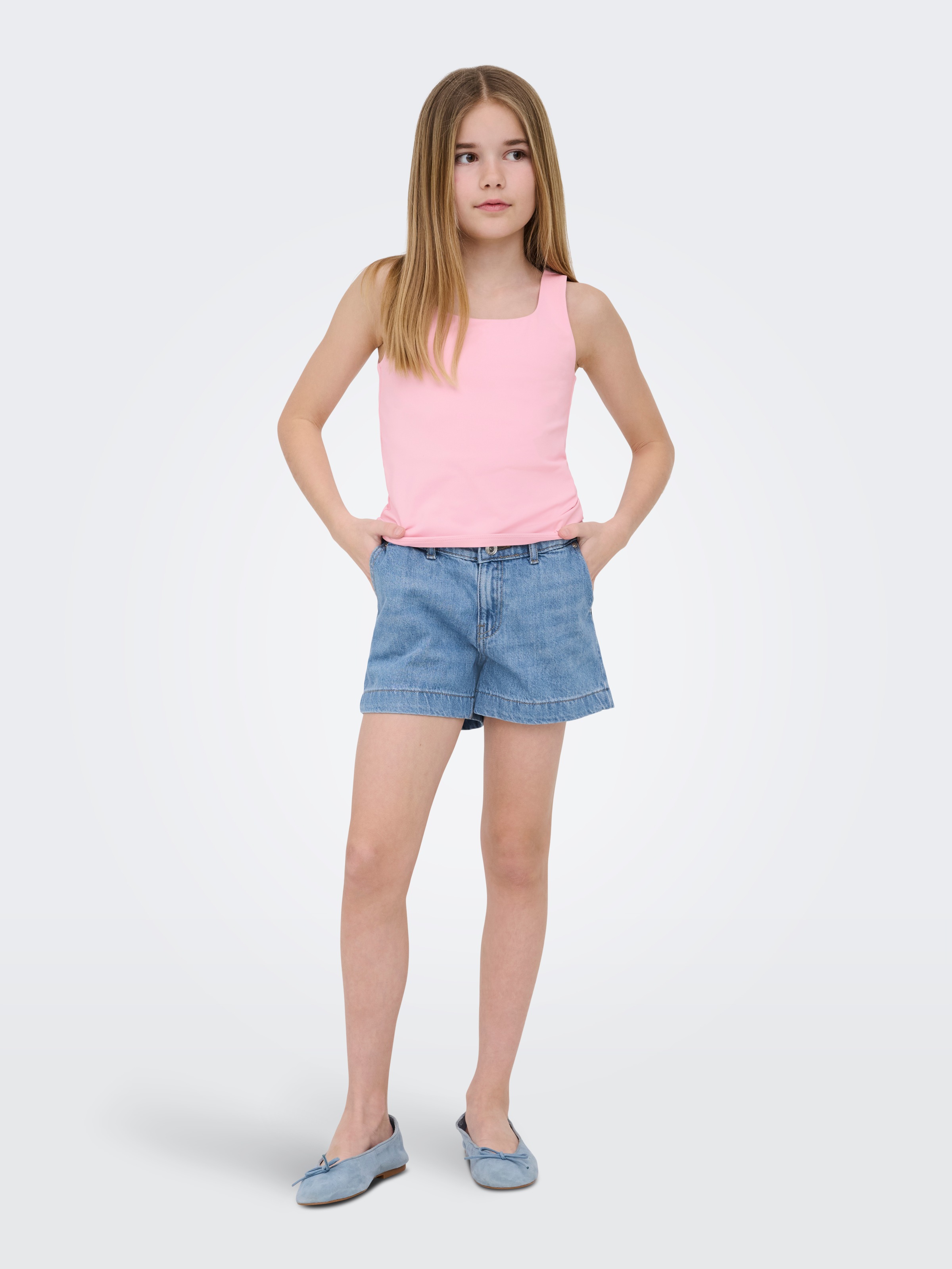 KIDS ONLY Jeansshorts »KOGCOMET MID WIDE SHORTS DNM LB NOOS«