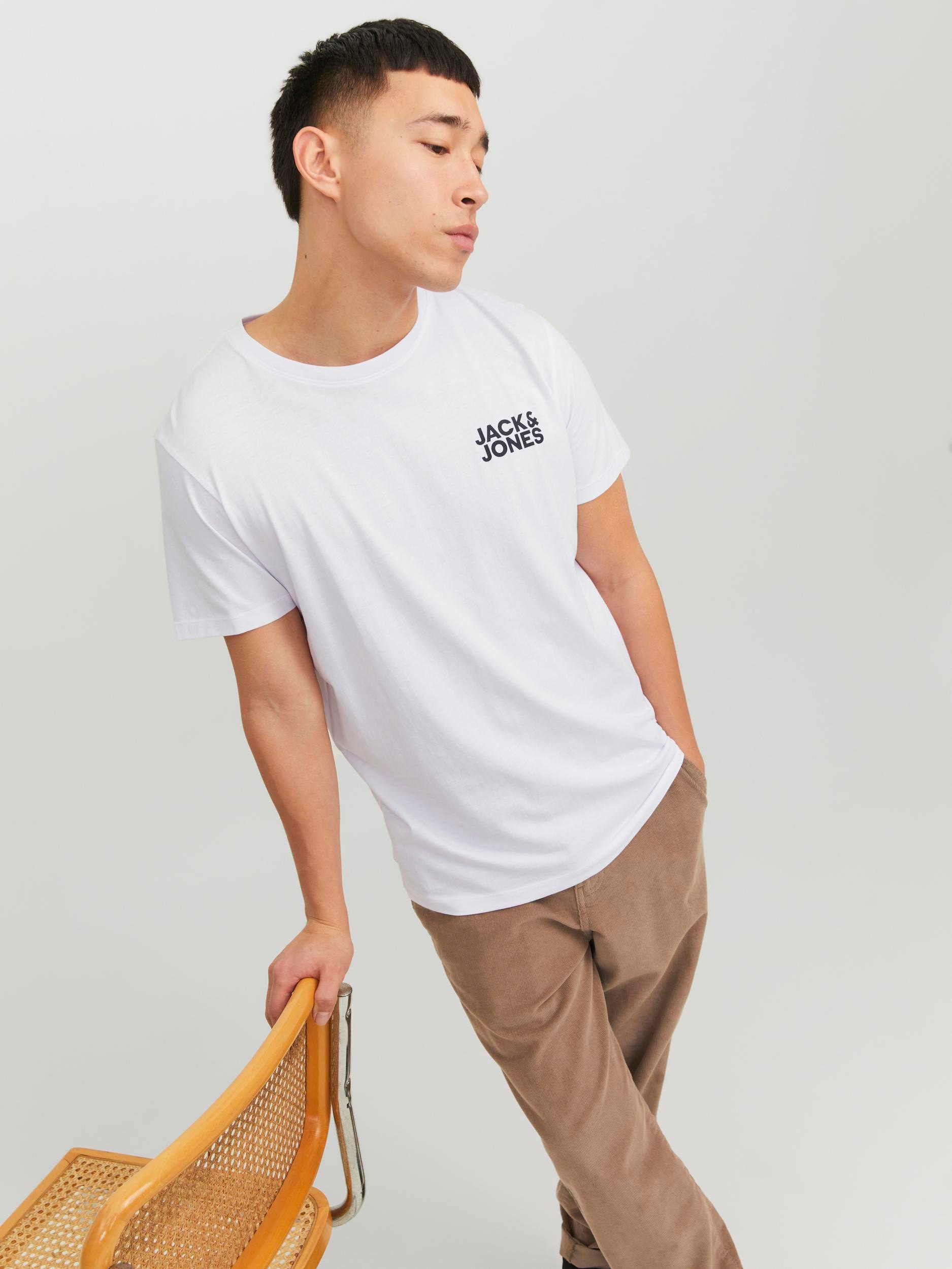 Jack & Jones Rundhalsshirt "JJECORP LOGO TEE SS", mit Logo Print günstig online kaufen