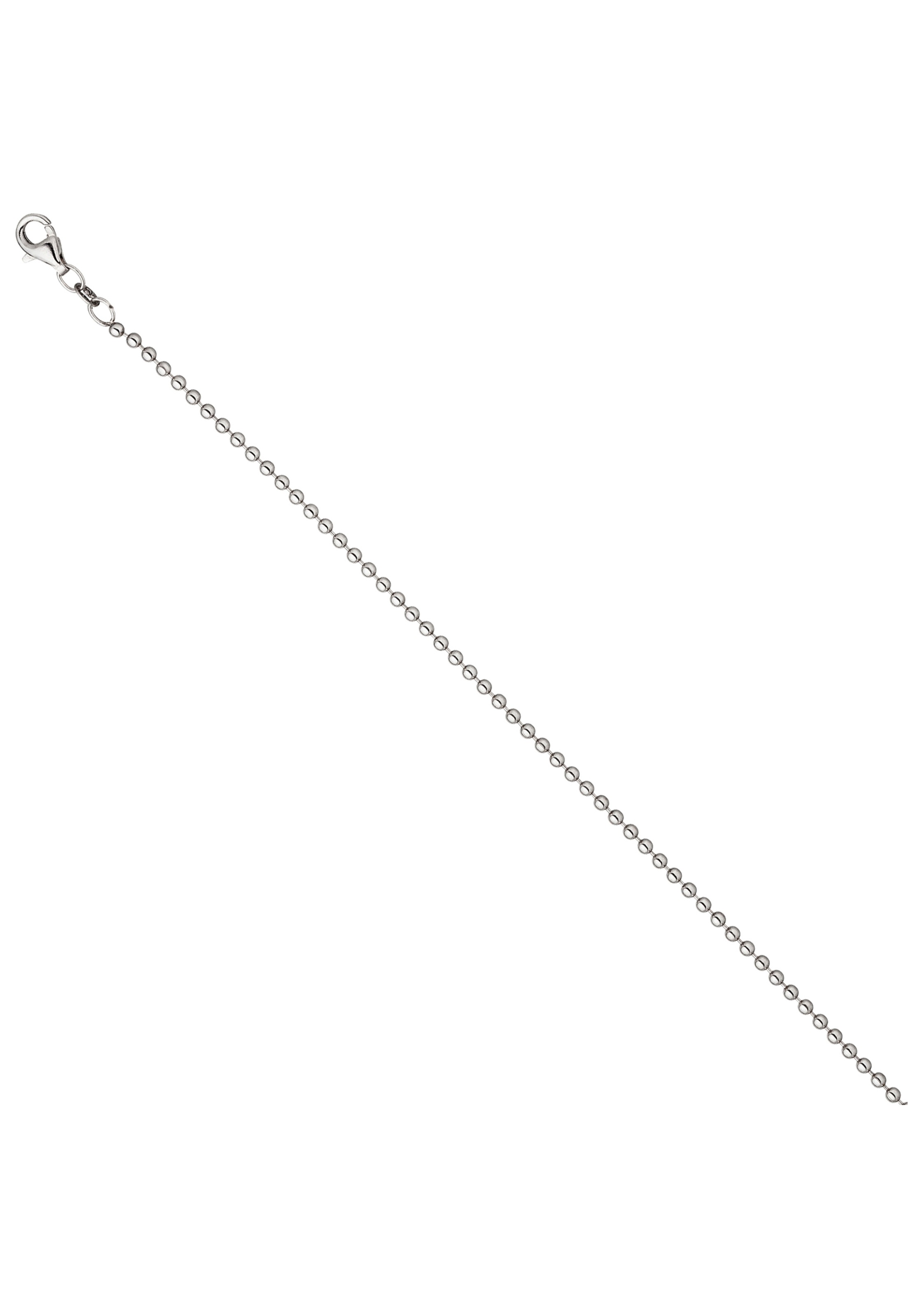 JOBO Silberkette, Kugelkette 925 Silber 45 cm 2,0 mm