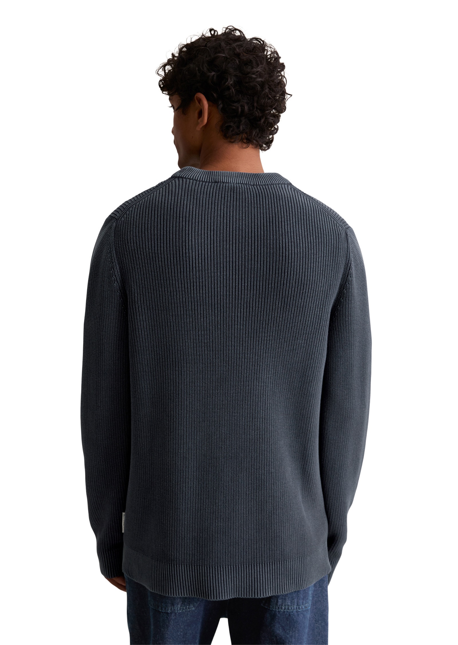 Thumbnail - Marc OPolo DENIM Rundhalspullover "mit speziellem Farbeffekt"