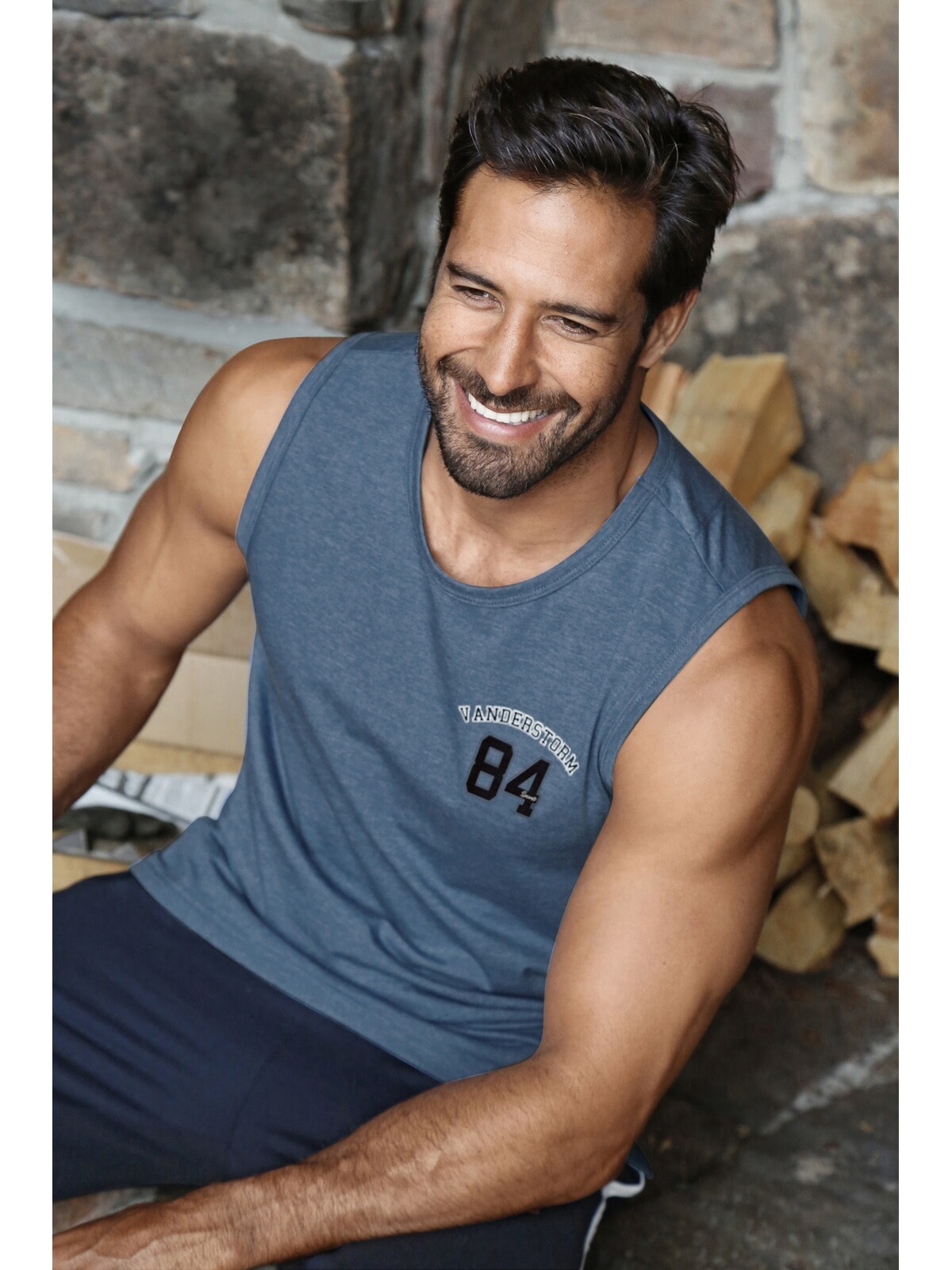 Jan Vanderstorm Muskelshirt »Doppelpack Tanktop PORO«