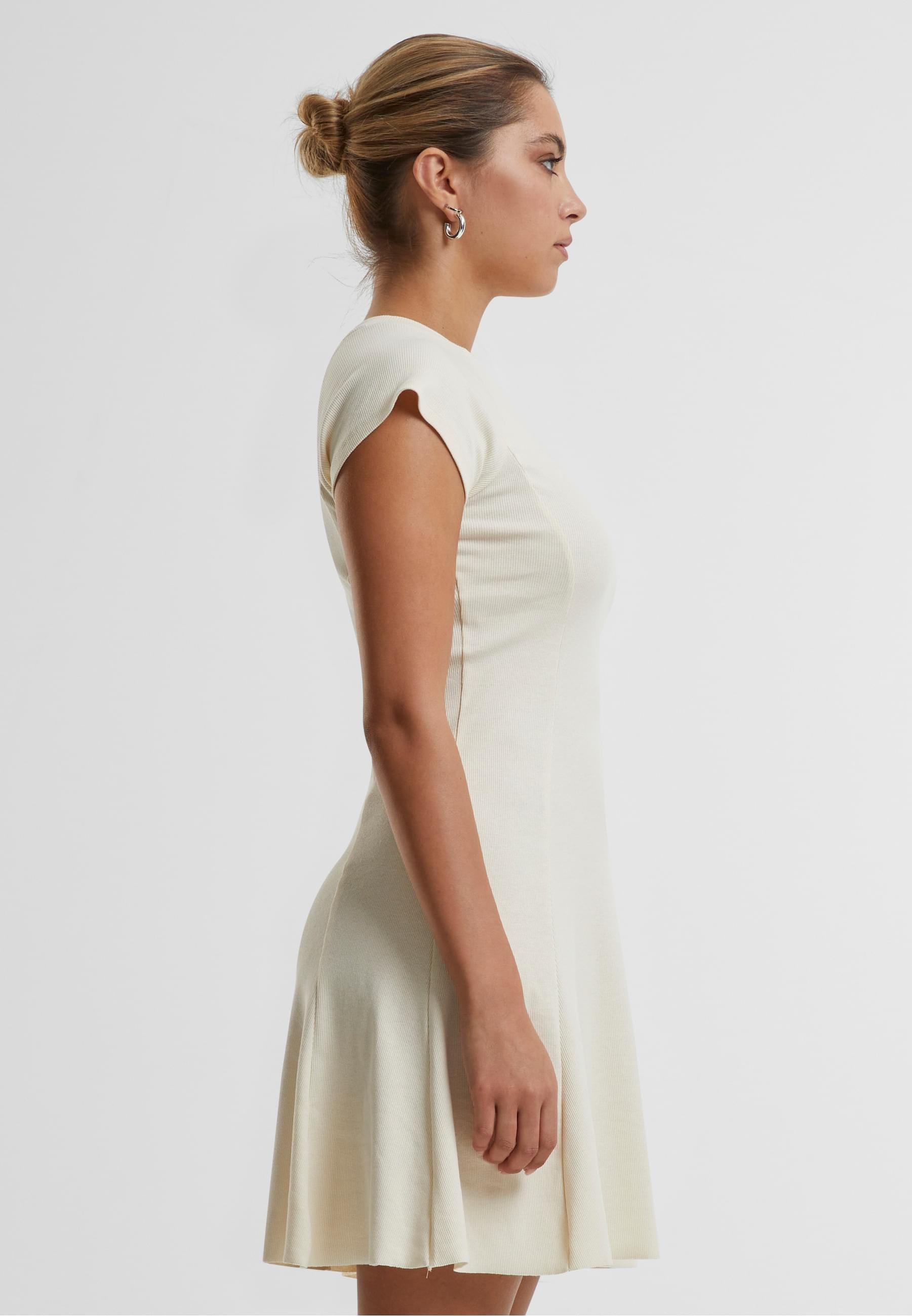 URBAN CLASSICS Shirtkleid »Urban Classics Damen Ladies Skater Rib Dress«, (1 tlg.)