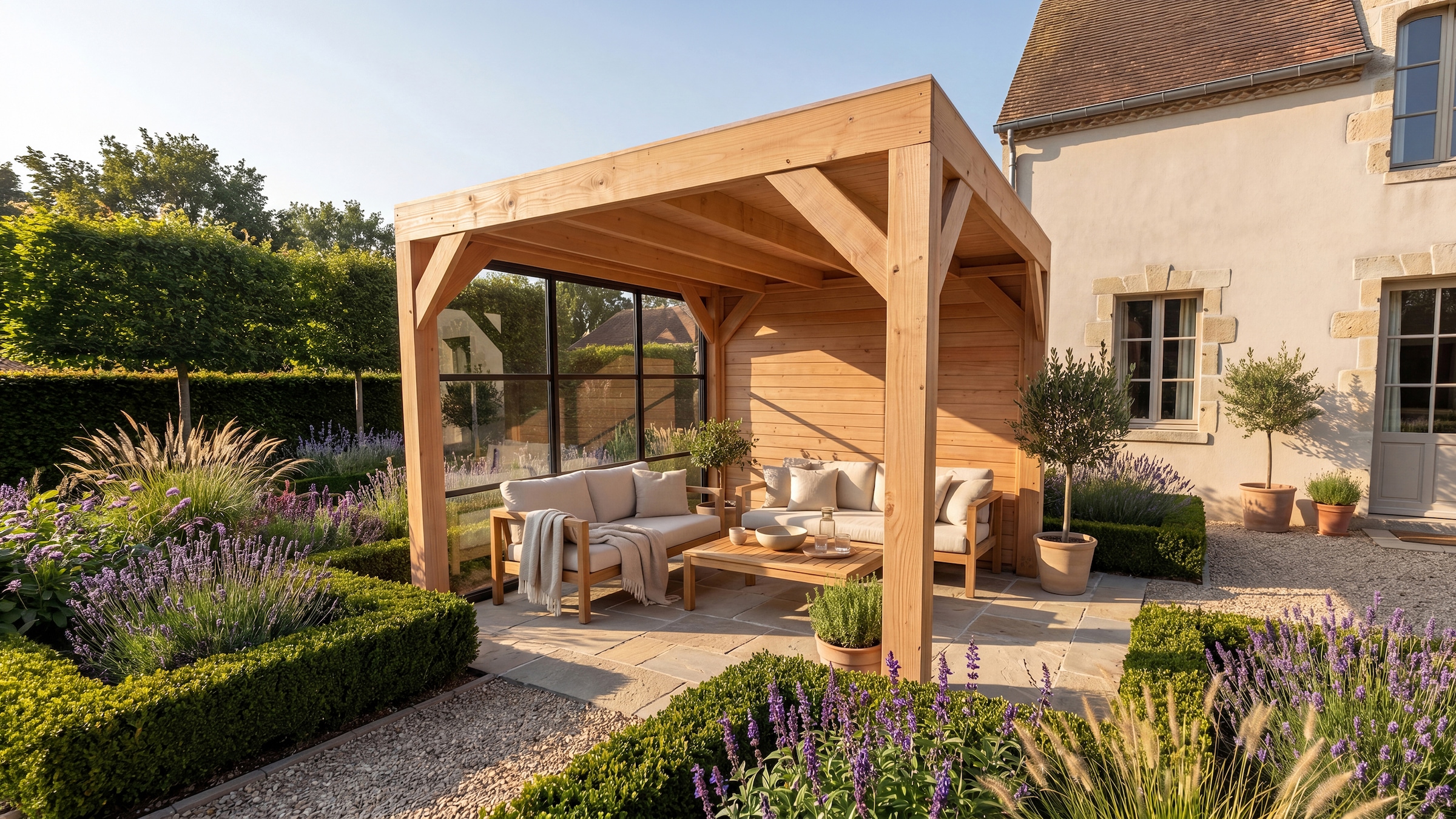 weka Holzpavillon »Lumley Lauben-Set Gr. 1.2« BxTxH: 307x307x245 cm