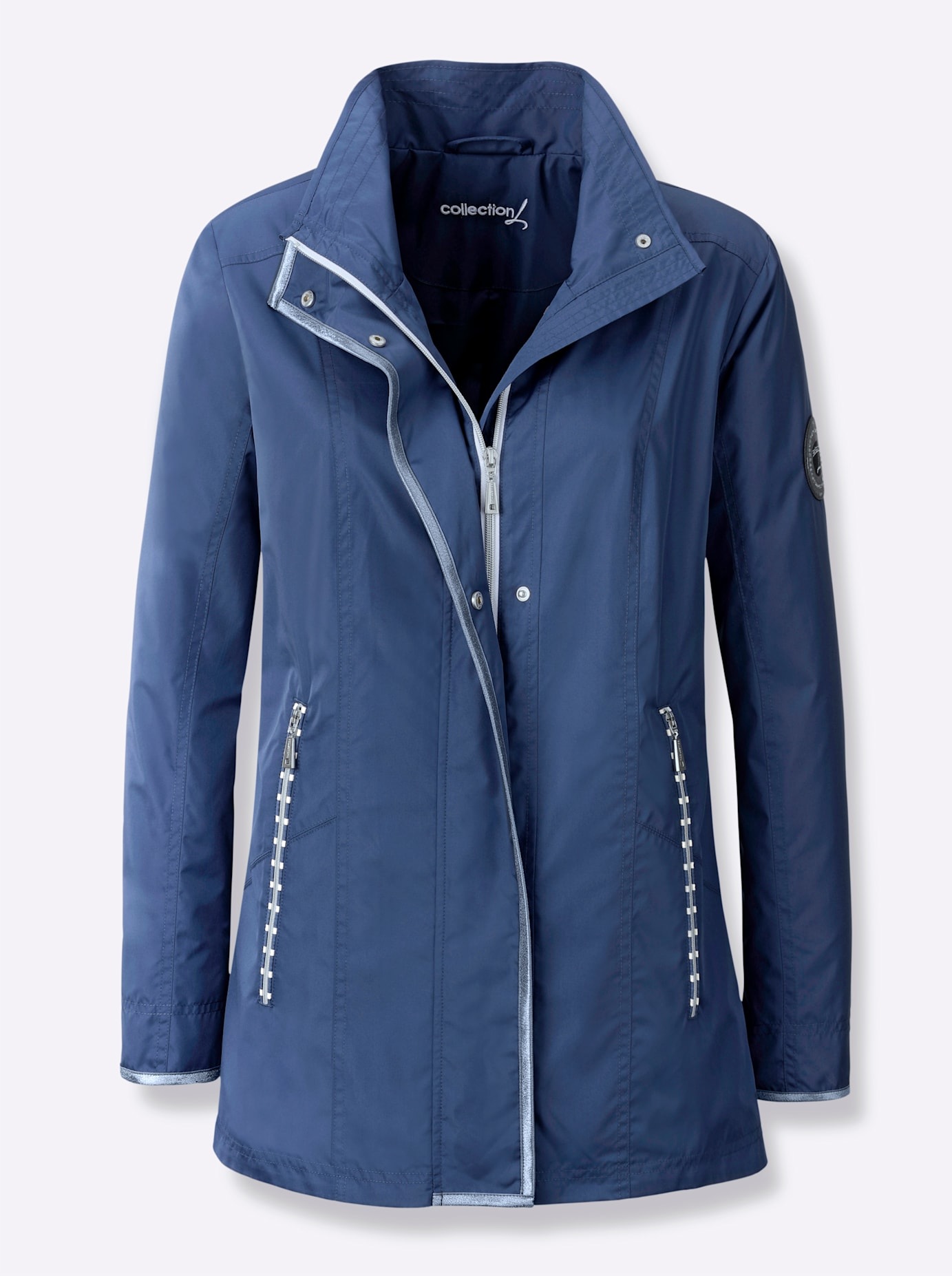 Casual Looks Langjacke ohne Kapuze