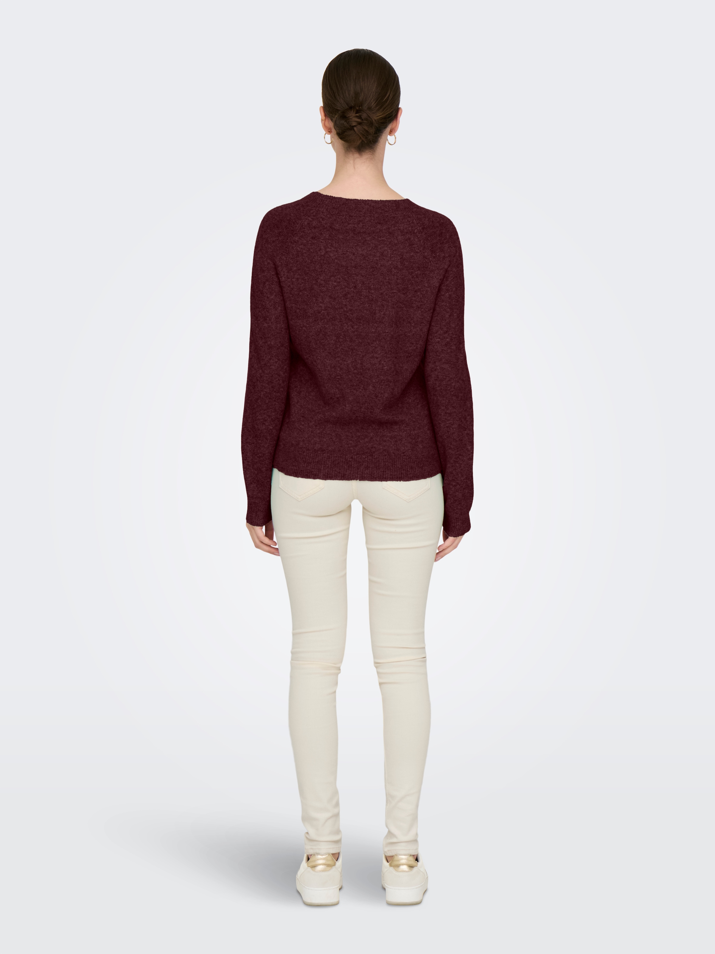ONLY Rundhalspullover »ONLRICA LIFE L/S PULLOVER KNT NOOS«