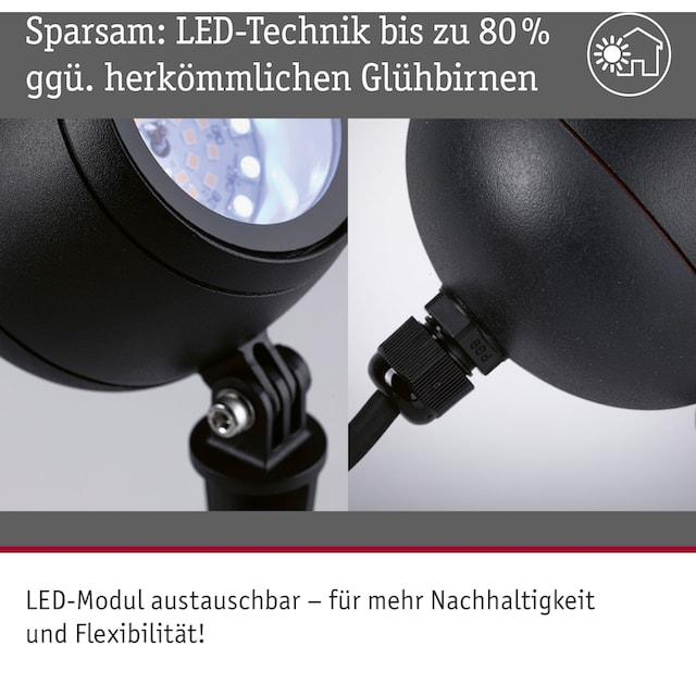 Black Friday Paulmann LED Gartenleuchte »Outdoor 230V Spot Kikolo RGBW  ZigBee«, 1 flammig-flammig, ZigBee RGBW | BAUR