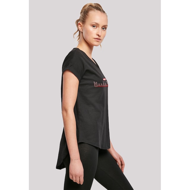 F4NT4STIC Kurzarmshirt »Damen Marvel WandaVision Logo with Ladies Long Slub  Tee«, (1 tlg.) online kaufen | BAUR