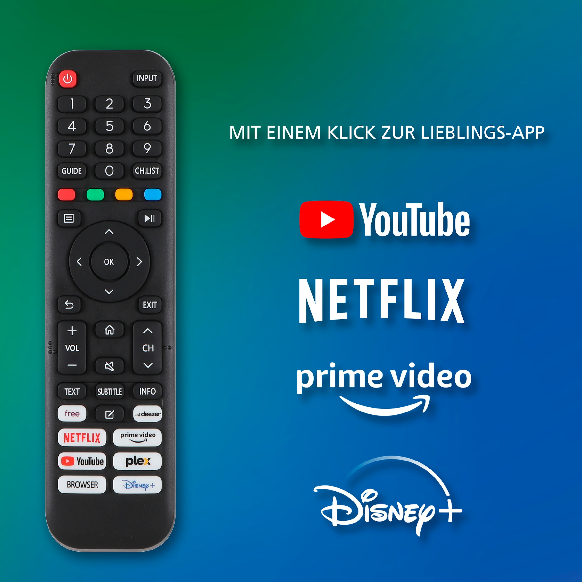 JVC LCD-LED Fernseher »LT-65VD3555«, 4K Ultra HD, Smart-TV