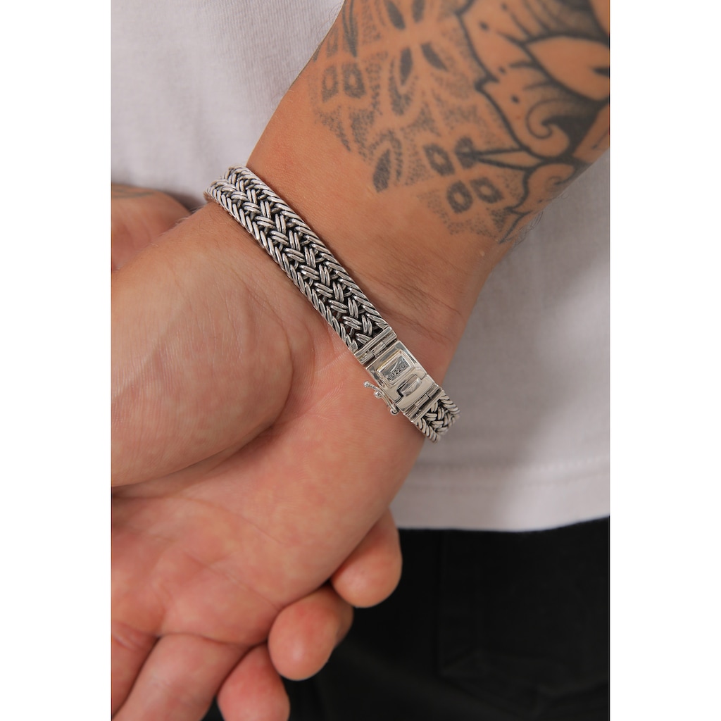 Kuzzoi Armband »Unisex Königskette Kastenverschluss 925er Silber«