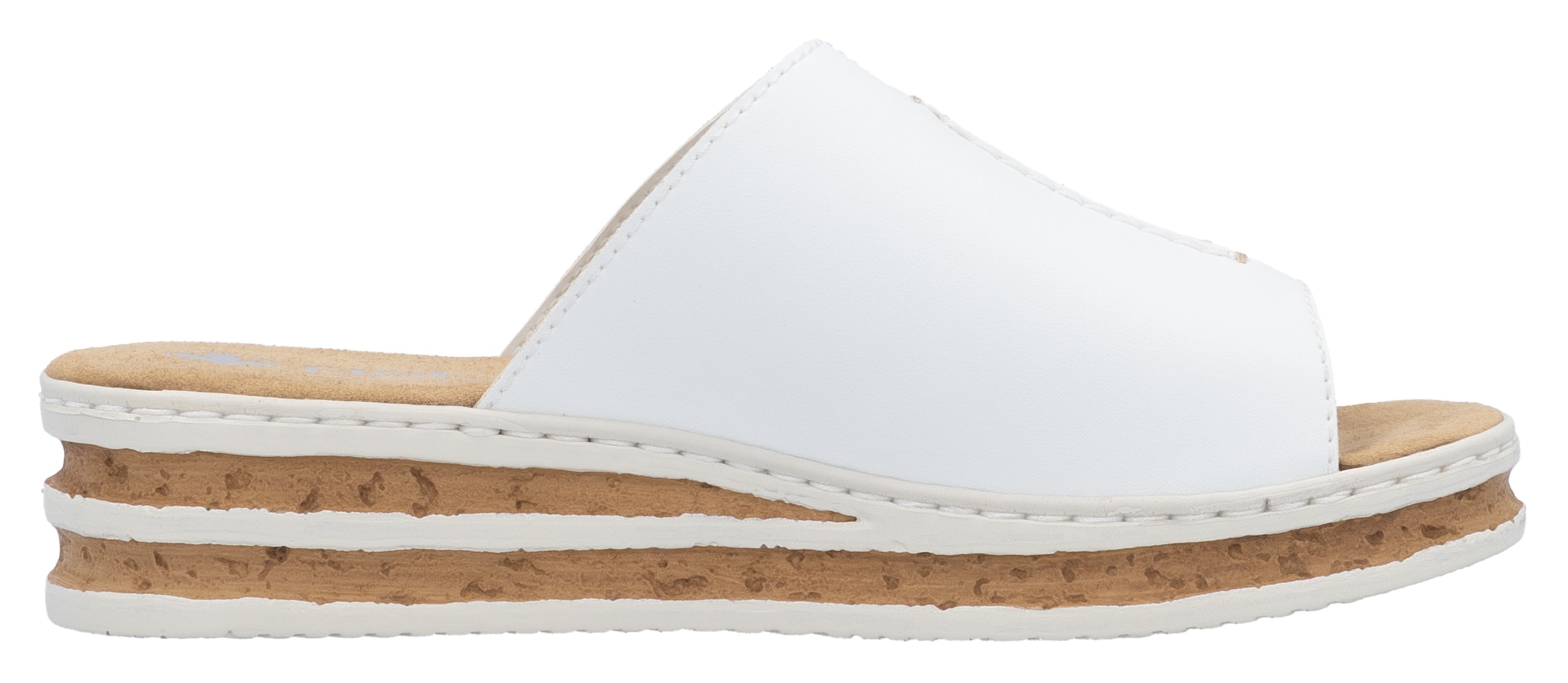 Rieker Keilpantolette, Sommerschuh, Hausschuh, Keilabsatz, zum Schlupfen