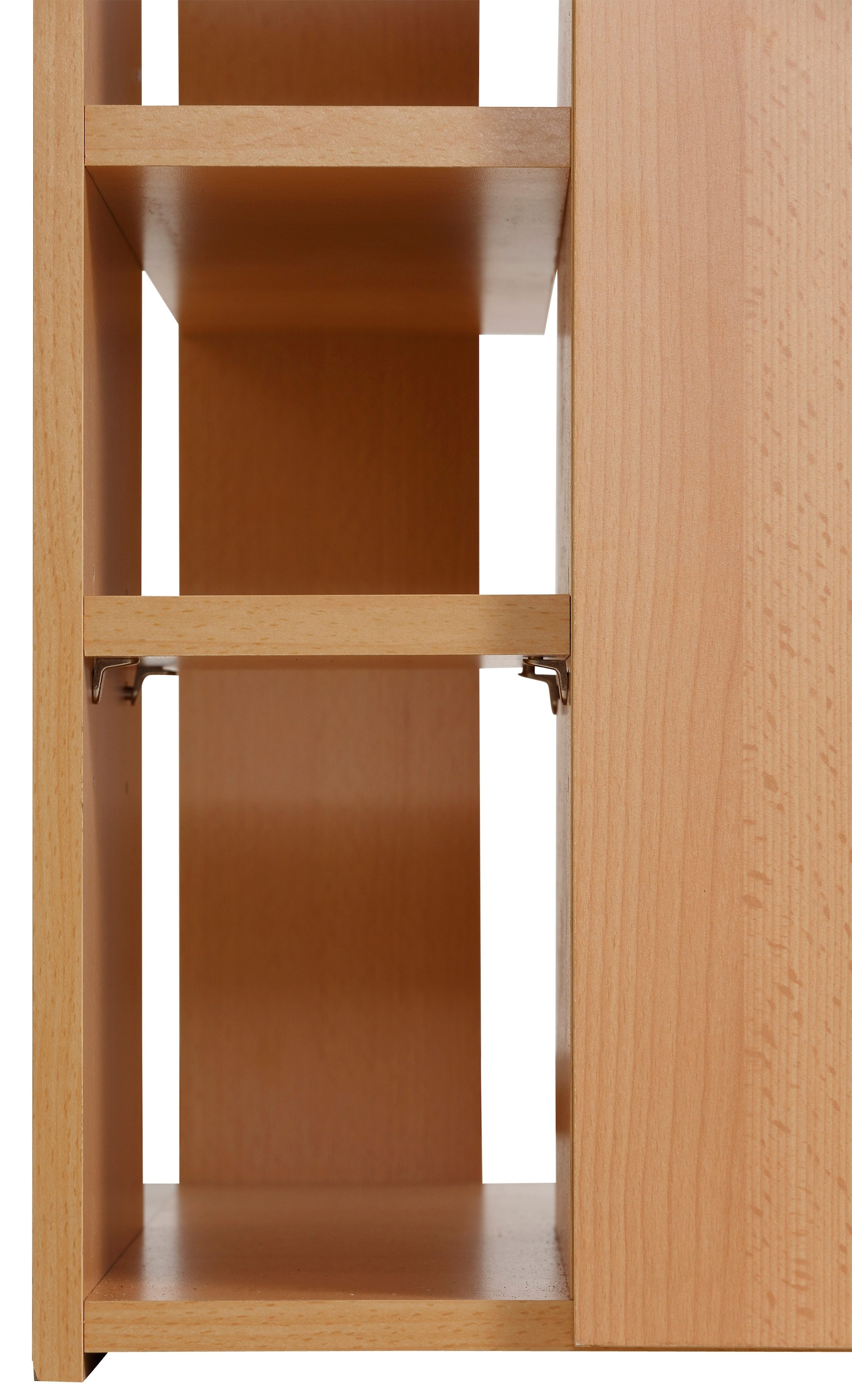 VOGL Möbelfabrik Schreibtisch »Tim mit seitlich offenen Fächern & Tastaturauszug,«, Druckerablage, 1 Schublade, Breite 138 cm, Made in Germany