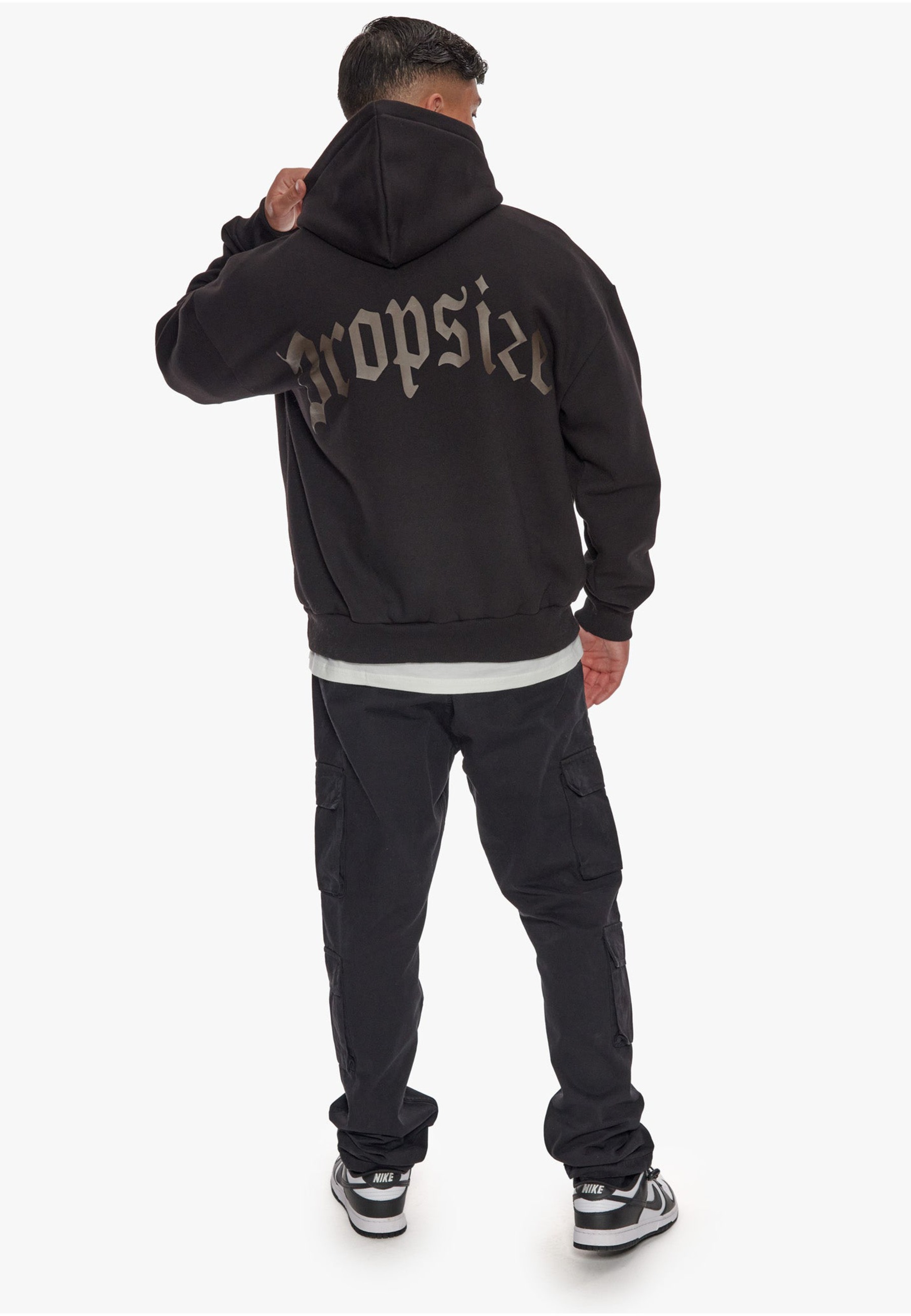 Dropsize Kapuzensweatshirt »Dropsize Herren Heavy Backlogo Hoodie«, 1
