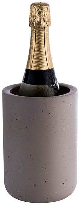 Buddy's Wein- und Sektkühler »Buddy´s Bar«, (1 tlg.), „Concrete“, 12x19 cm, Innen-Ø 10 cm, geeignet für 0,7-1,5 l Flaschen