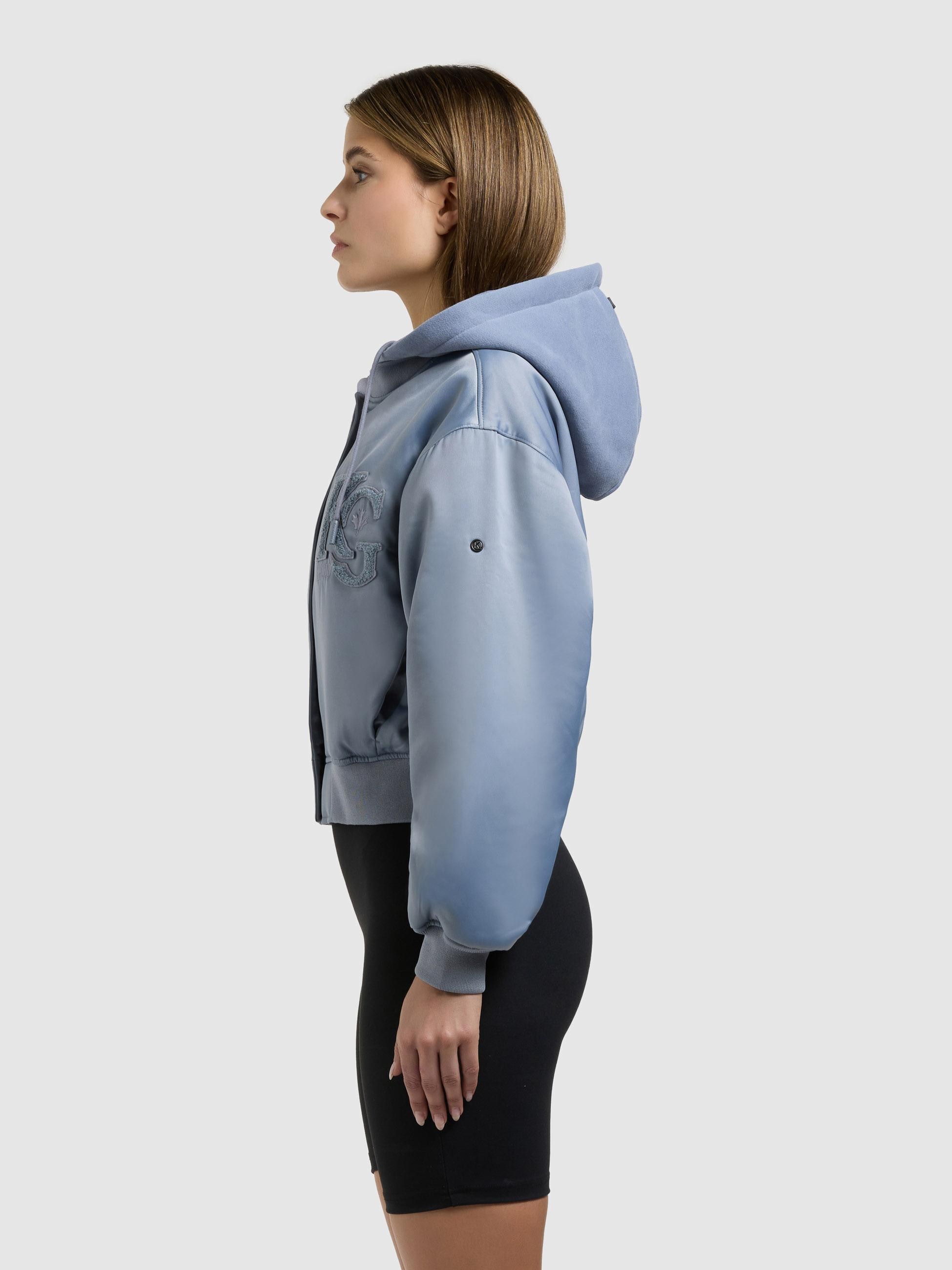 khujo Collegejacke »Chani« mit Kapuze Kurze Damen Bomberjacke mit Kapuze