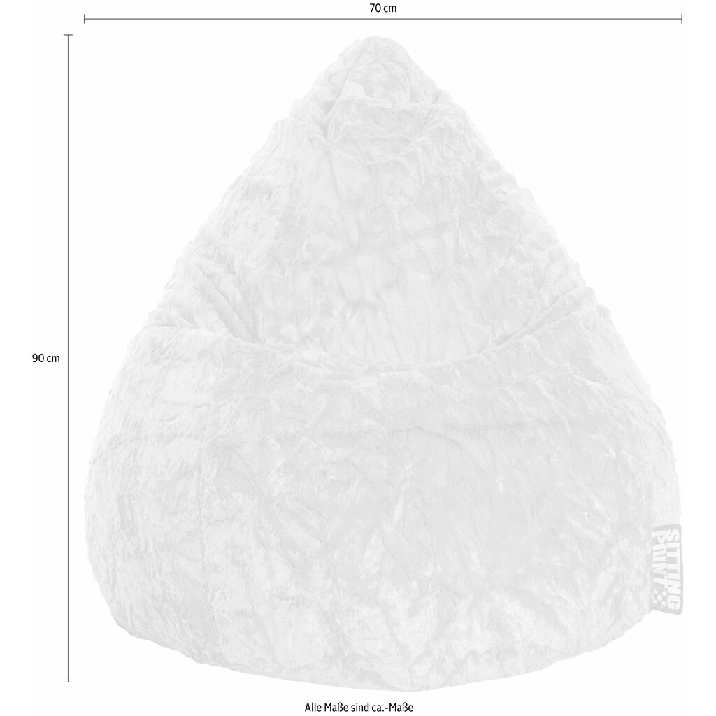 Sitting Point Sitzsack »Fluffy L«