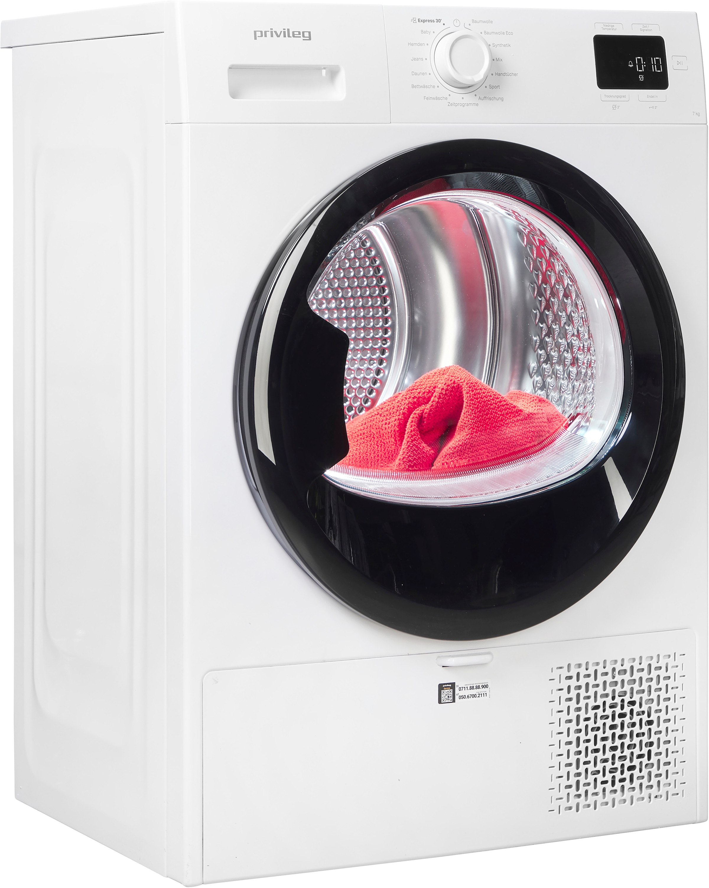 Privileg Wärmepumpentrockner "PD 7D WMB" günstig online kaufen