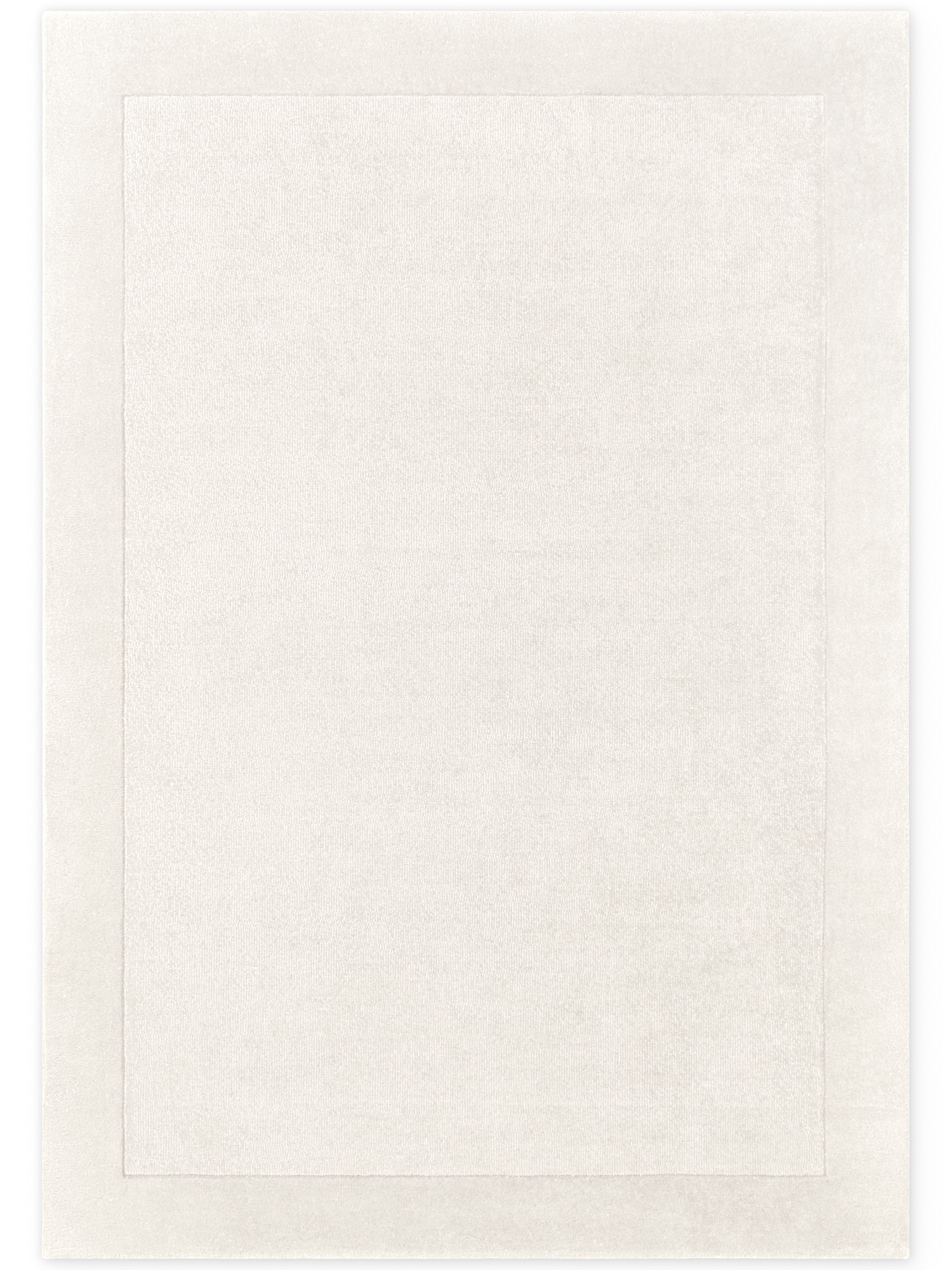 Teppich VILLEROY & BOCH "Wollteppich Kari", natur creme, B:200cm H:17mm L:300cm, Nylon, Wolle, Teppiche, Teppich, Handgewebt, Wolle, Bordüre, Einfarbig, Läufer, Wohnzimmer, Modern 3
