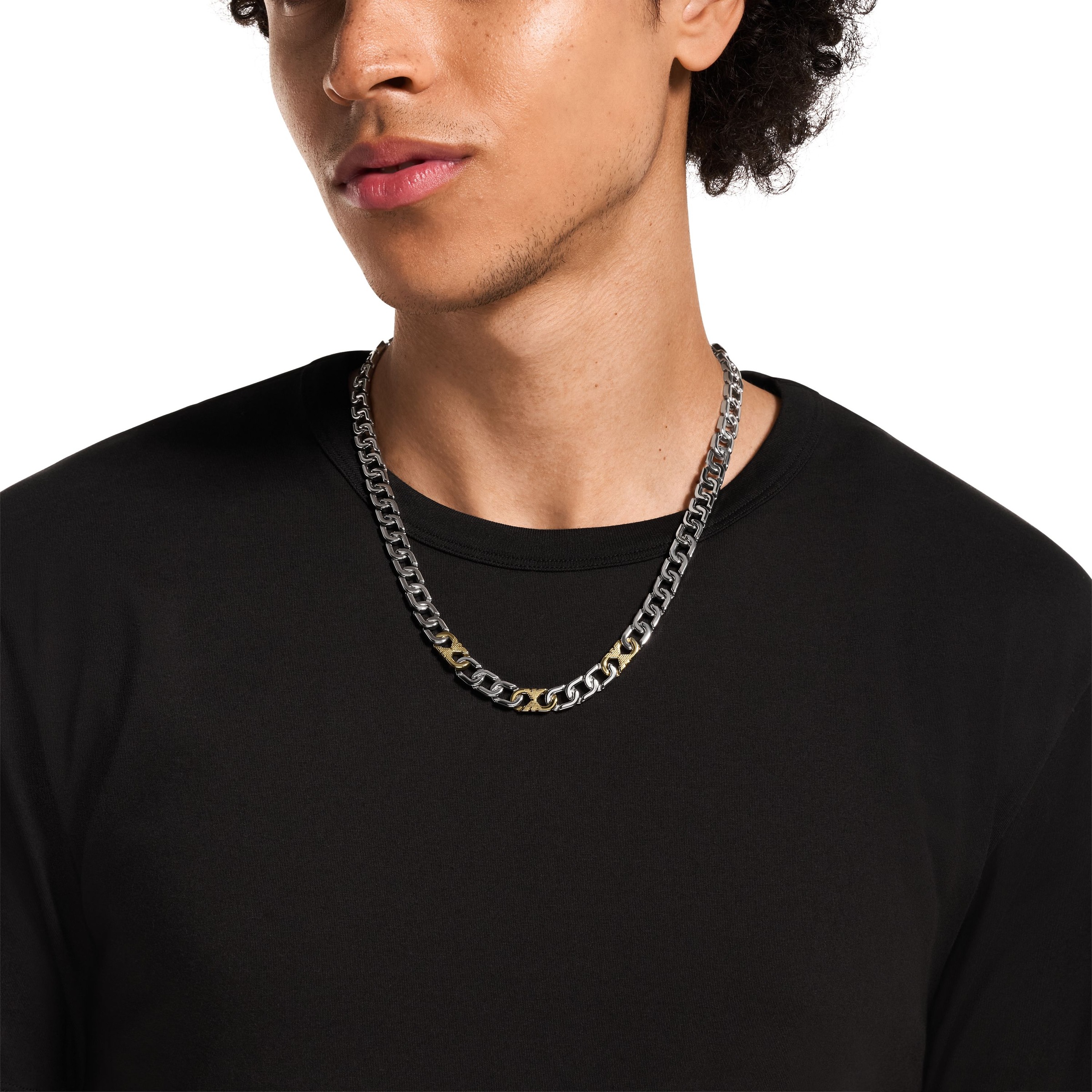 Emporio Armani Kette ohne Anhänger »Schmuck Geschenk Edelstahl«