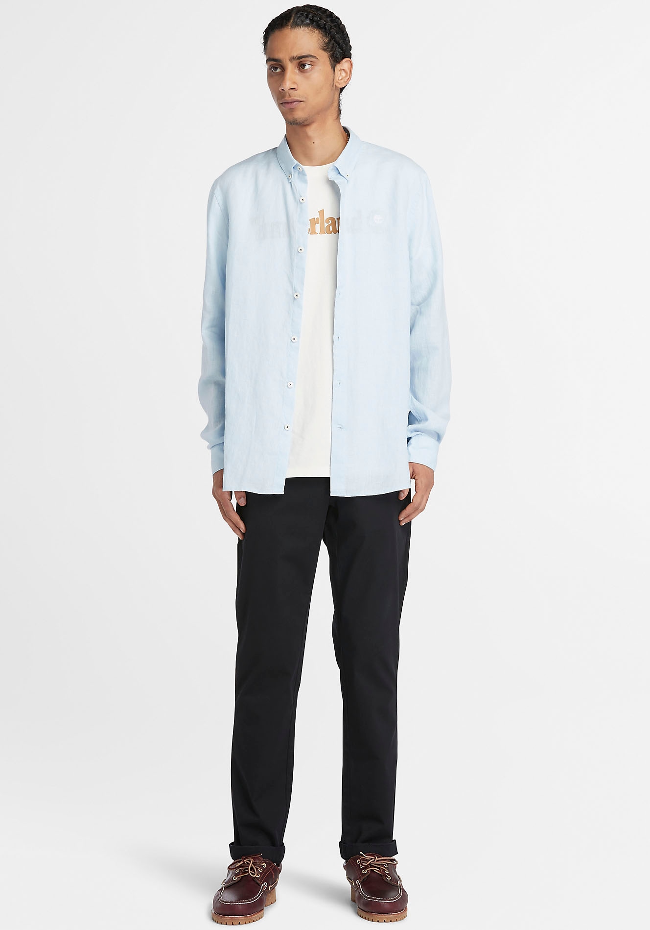 Timberland Langarmhemd »MILL BROOK Linen Shirt«