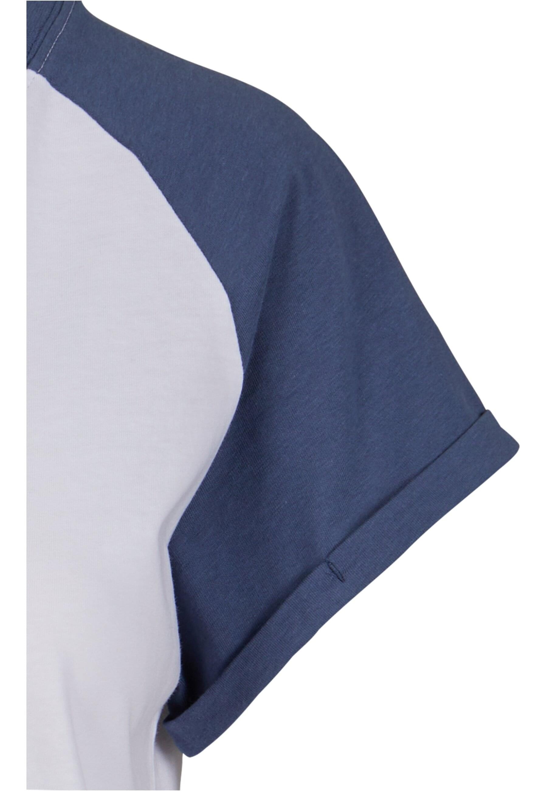 URBAN CLASSICS Kurzarmshirt »Urban Classics Damen Ladies Contrast Raglan Tee«, (1 tlg.)