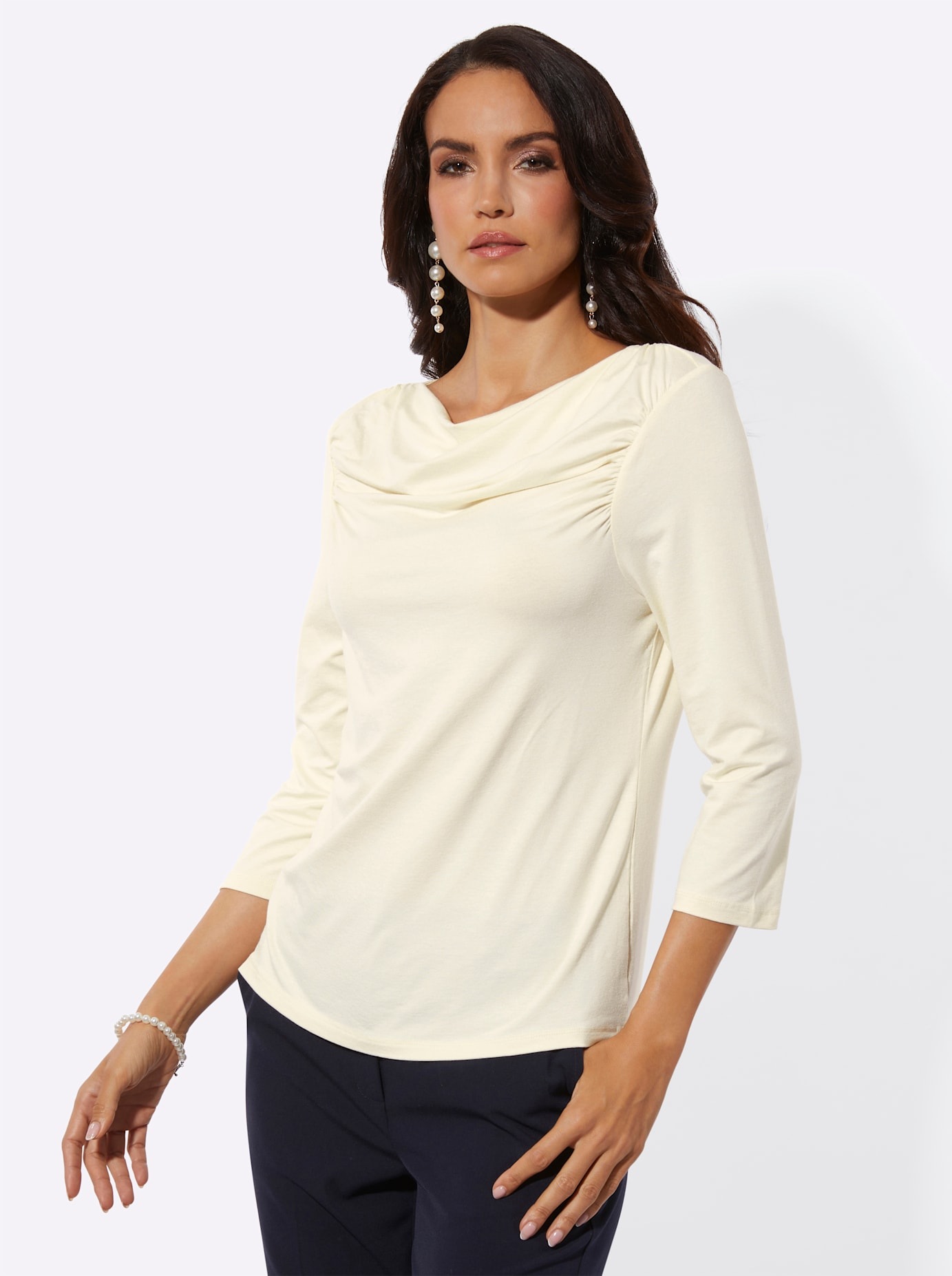 creation L 3/4-Arm-Shirt "Shirt" 1 tlg. günstig online kaufen