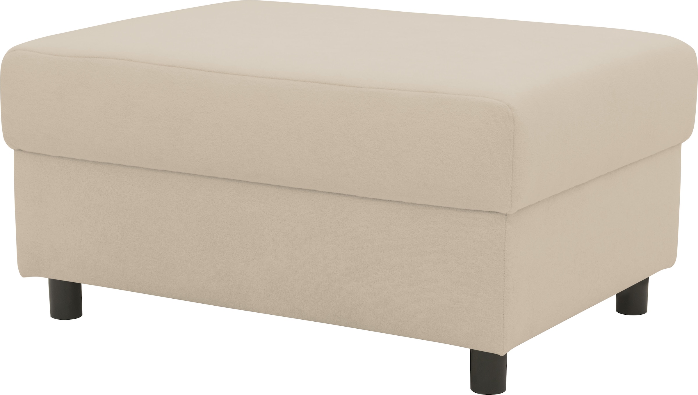 INOSIGN Polsterhocker »Turah 2 in Cord oder wasserabweisender Microfaser,«, moderner Polsterhocker, passend zum Ecksofa, B/T/H: 83/60/44 cm
