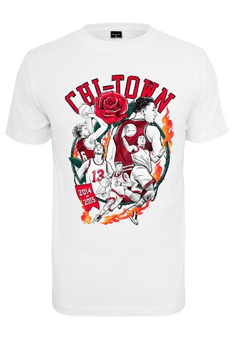 MisterTee  Kurzarmshirt »Herren Chi-Town Player« ...