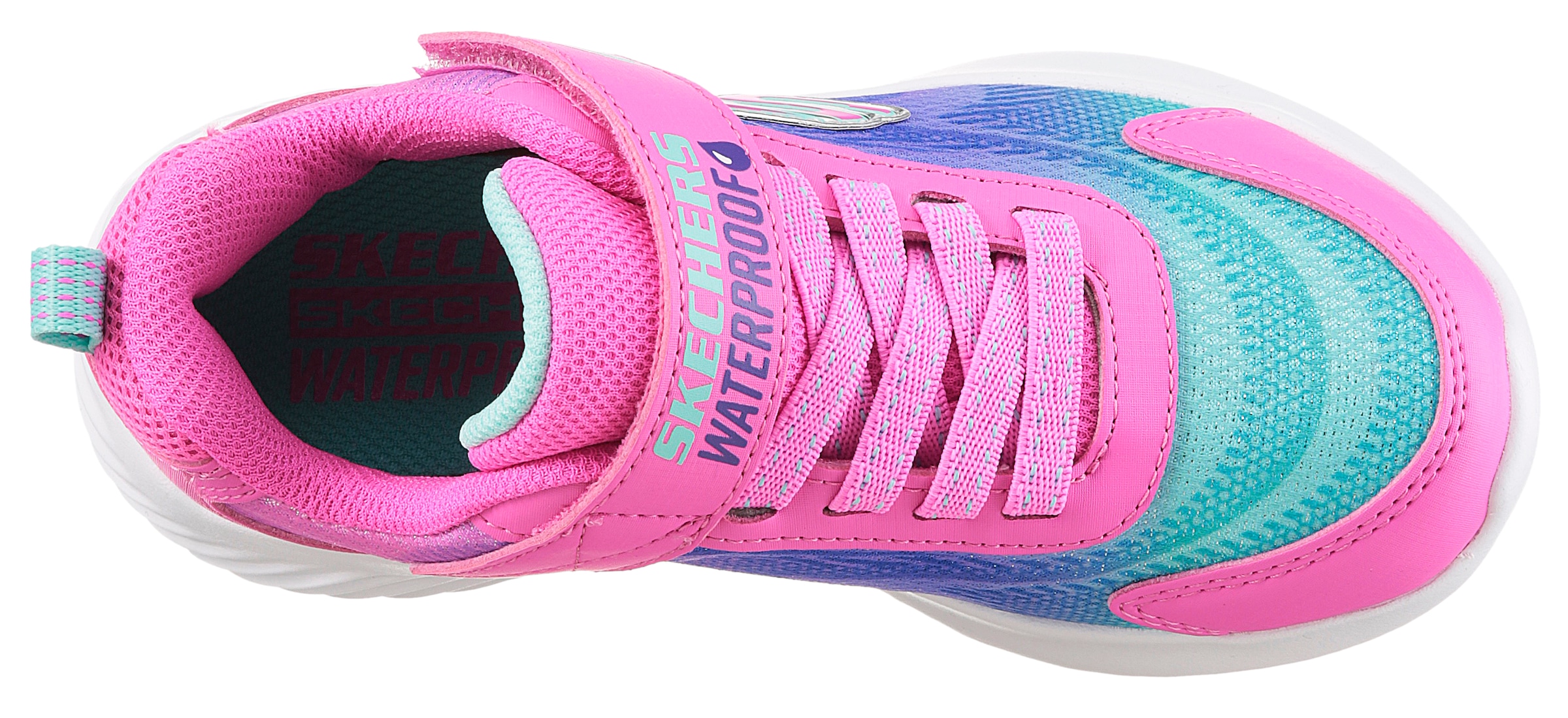 Skechers Sneaker »BOUNDER«, Freizeitschuh, wasserabweisend, Größenschablone zum Download