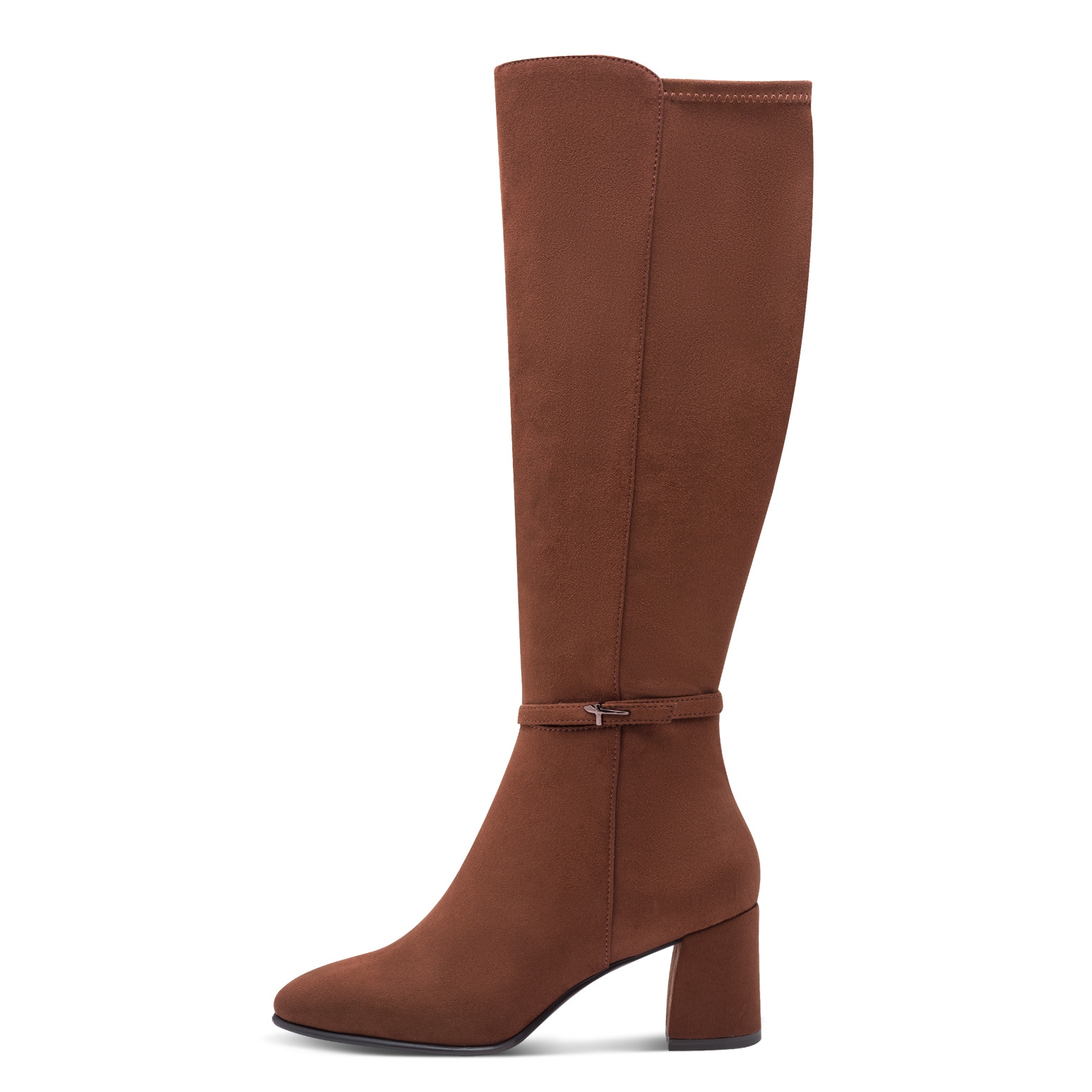 Tamaris Stiefel  , Blockabsatz, Langschaftstiefel in veganer Verarbeitung