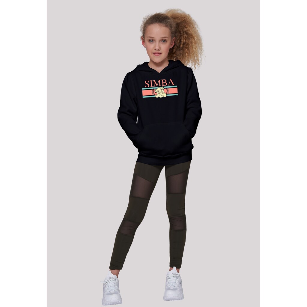 F4NT4STIC Kapuzenpullover »Disney König der Löwen Simba Stripes«