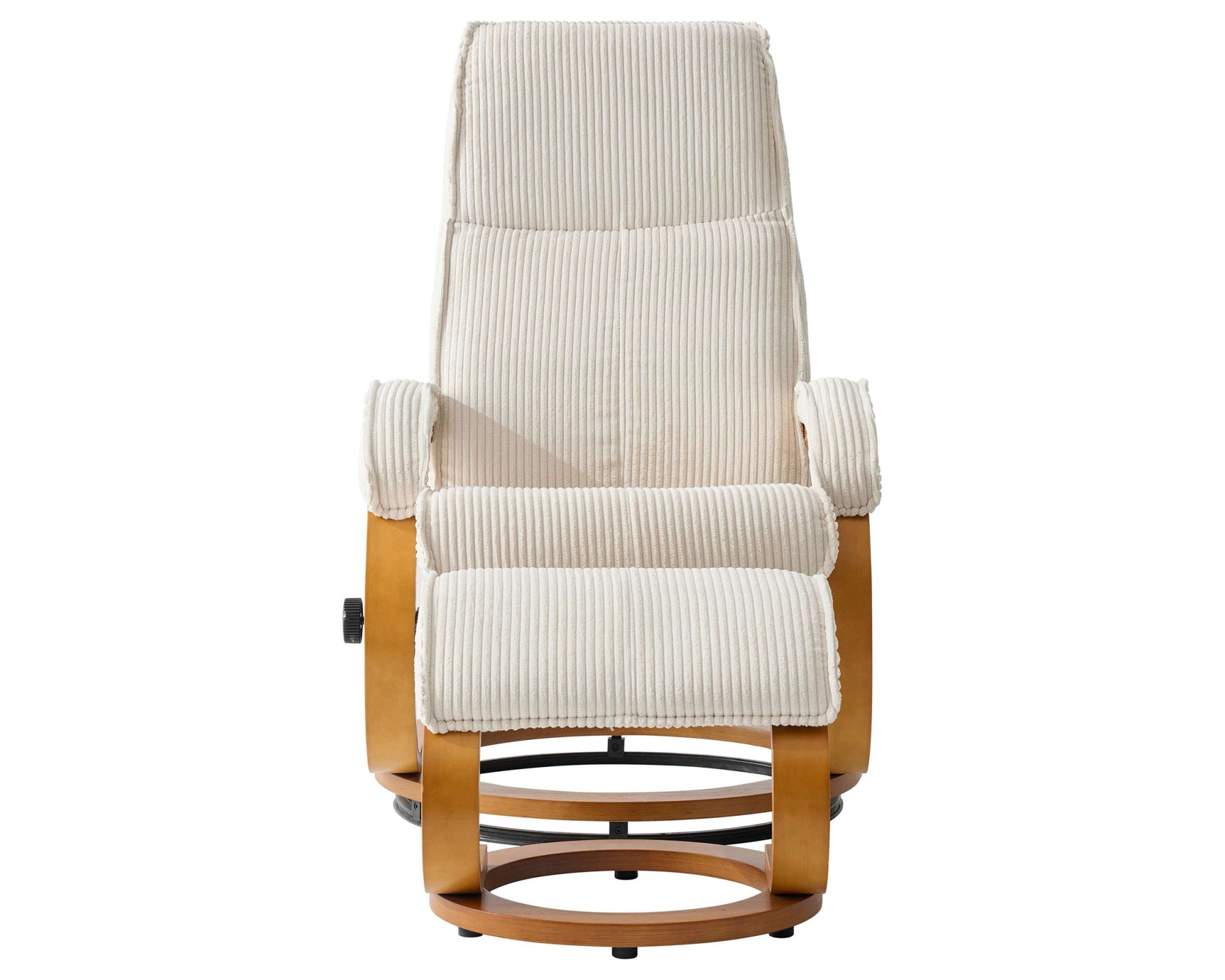 Home affaire Relaxsessel »Paris, mit Hocker - OTTO. Verlässliche Qualität.« bestehend aus Sessel und Hocker,  manuelle Relaxfunktion mit Drehfunktion, neu: Cord-Bezug