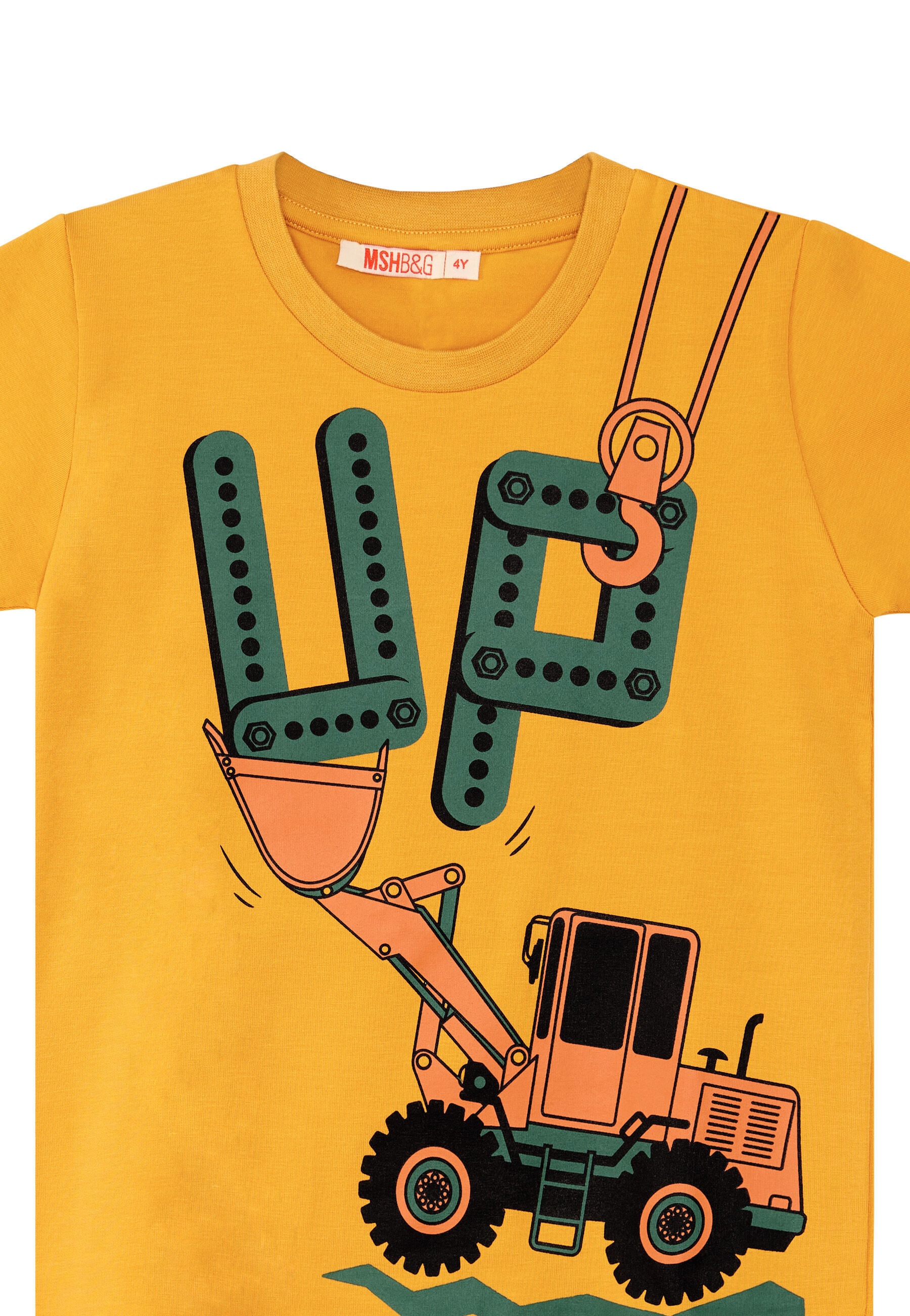 Denokids Hausanzug »Digger Up«, mit Bagger-Aufdruck