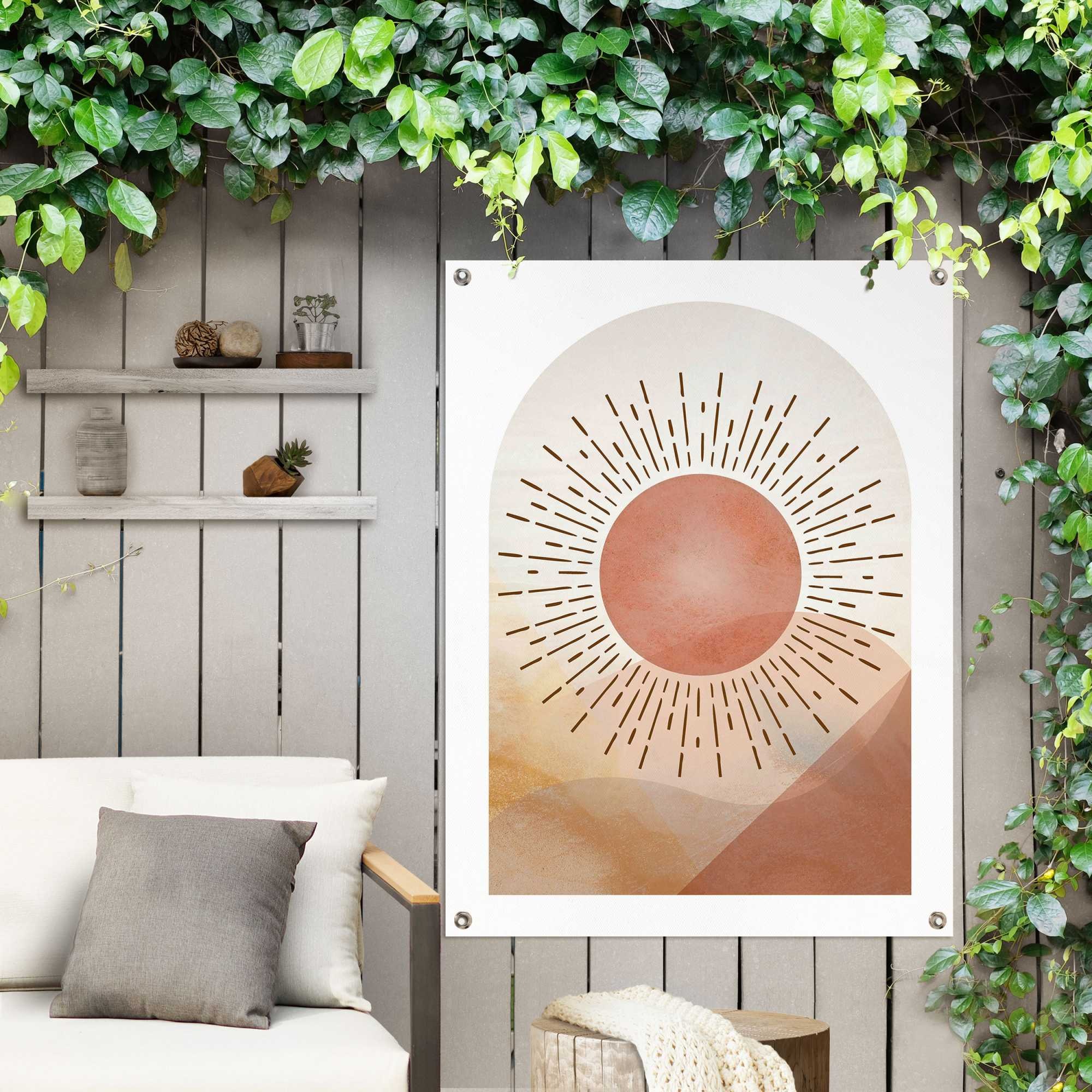 Reinders Poster "Sonne", Outdoor für Garten oder Balkon günstig online kaufen