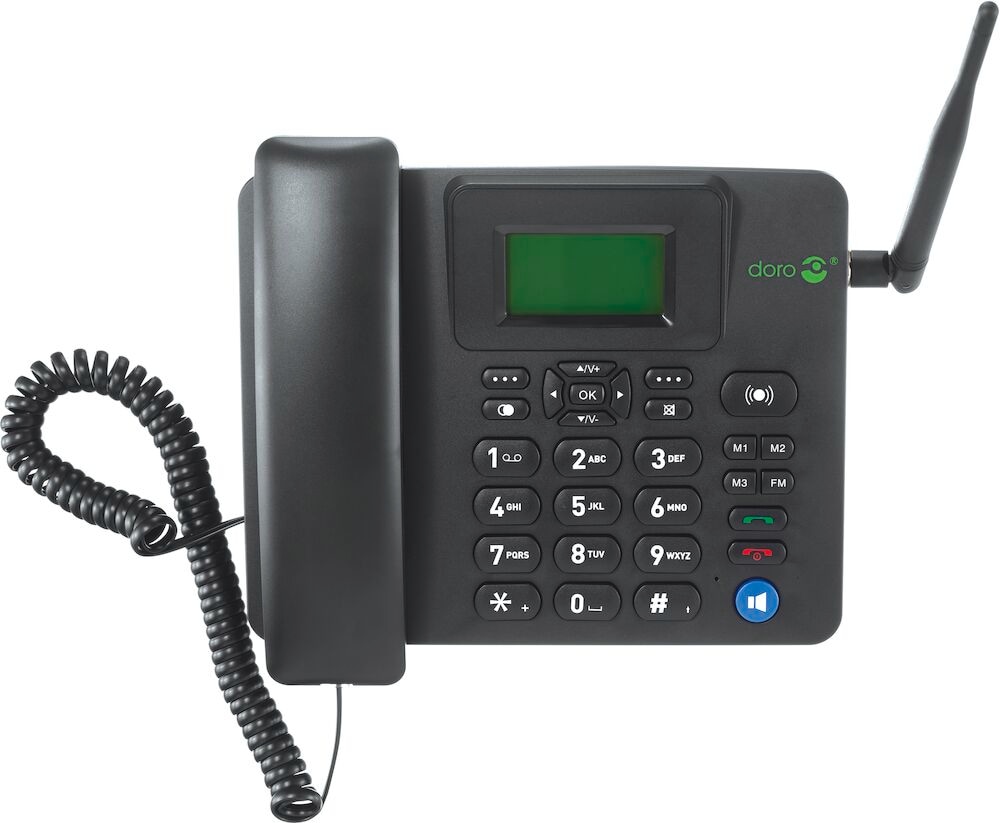 Doro Handy »4100H GSM Tisch Telefon«, Schwarz