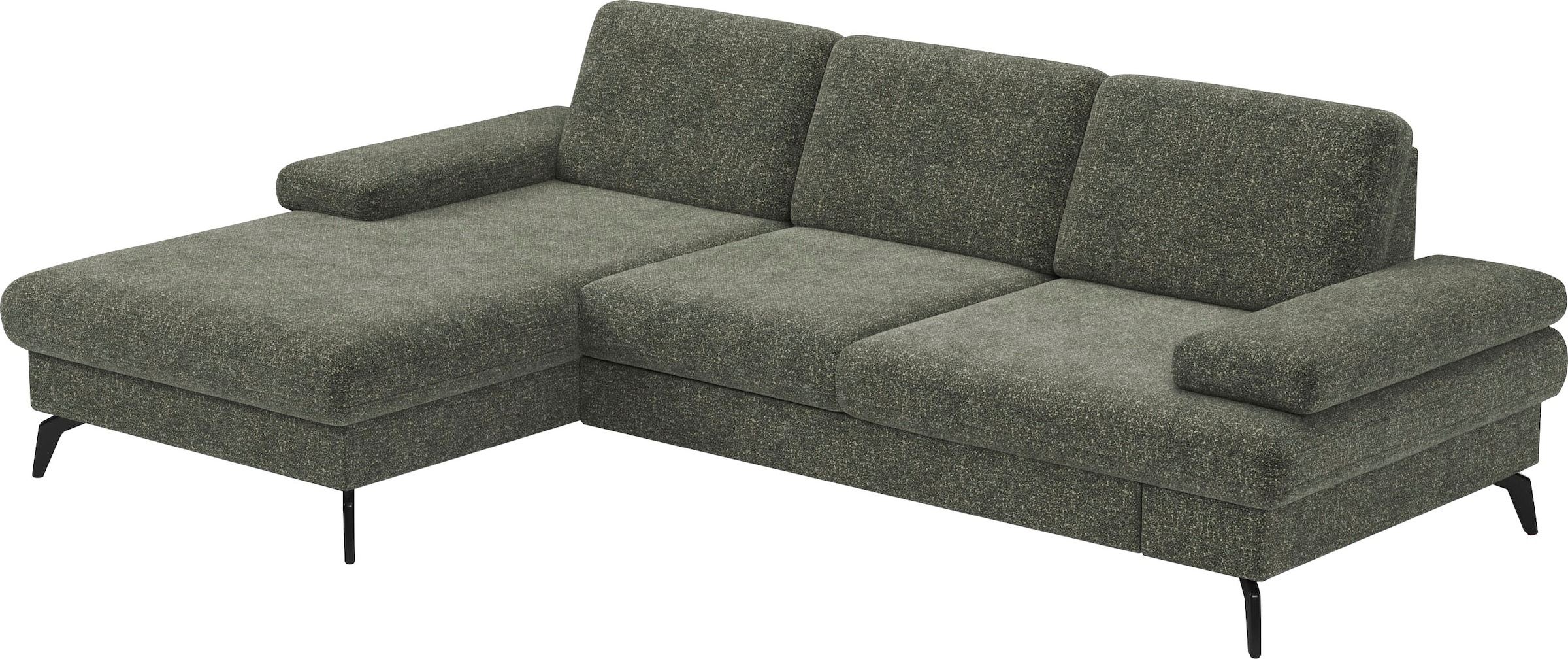 sit&more Ecksofa »Morris L-Form, inkl. Sitztiefenverstellung«, wahlweise mit Armteilverstellung, Bettfunktion & Bettkasten