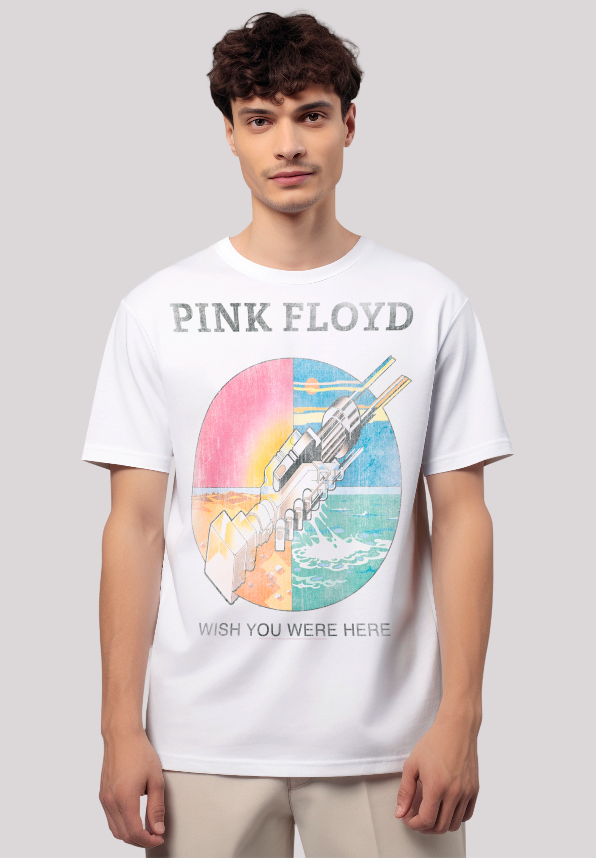 T-Shirt »Pink Floyd Wish You Were Here«, Premium Qualität