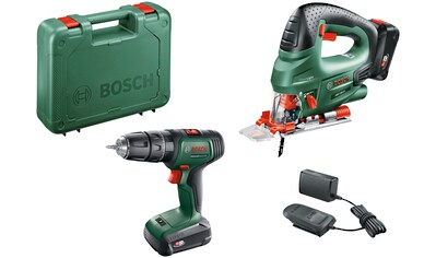Bosch Home & Garden Elektrowerkzeug-Set »UniversalImpact 18V + PST18LI«, inkl. 2 Akkus... kaufen