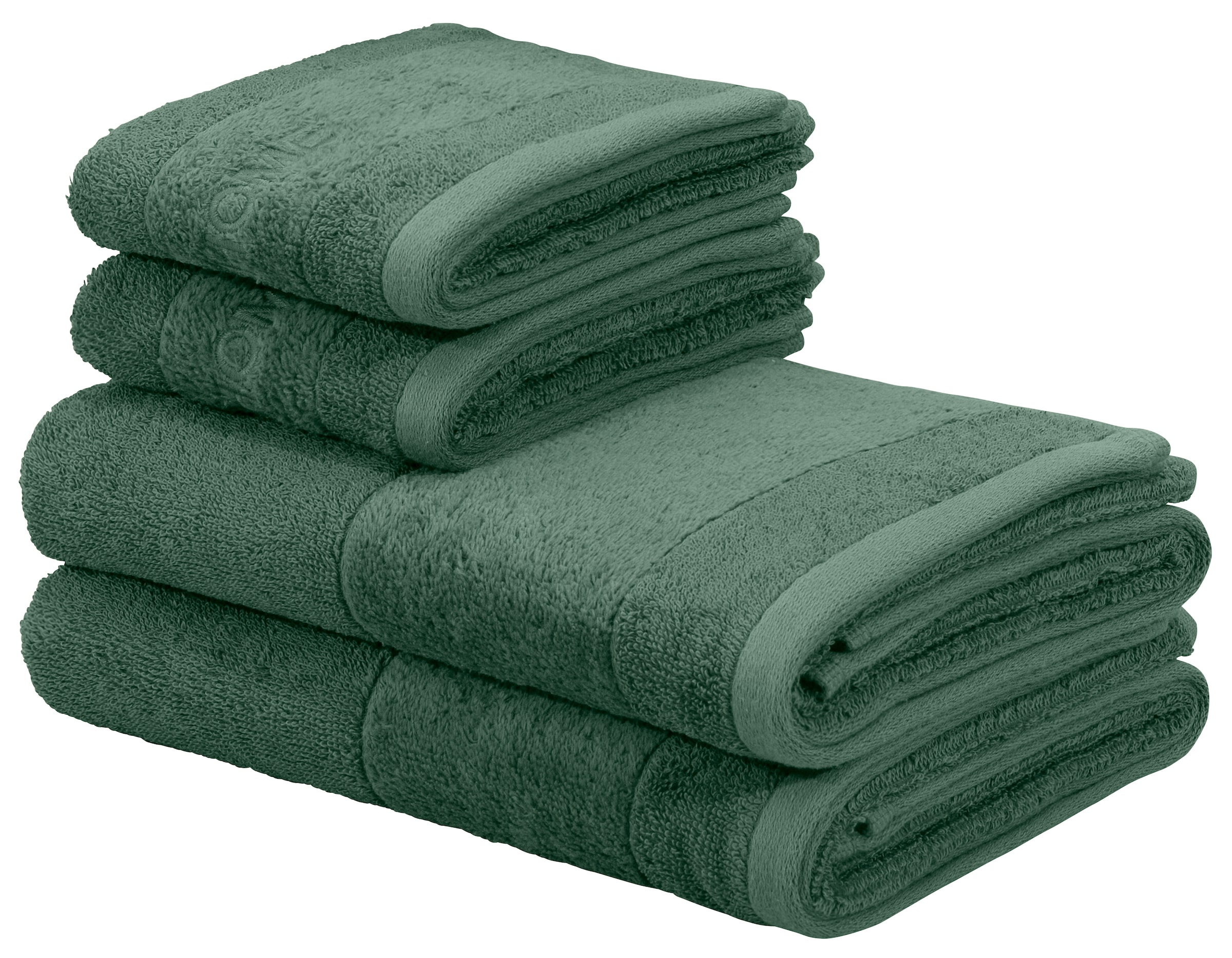 Rechnung Sets Handtücher auf | kaufen grün BAUR
