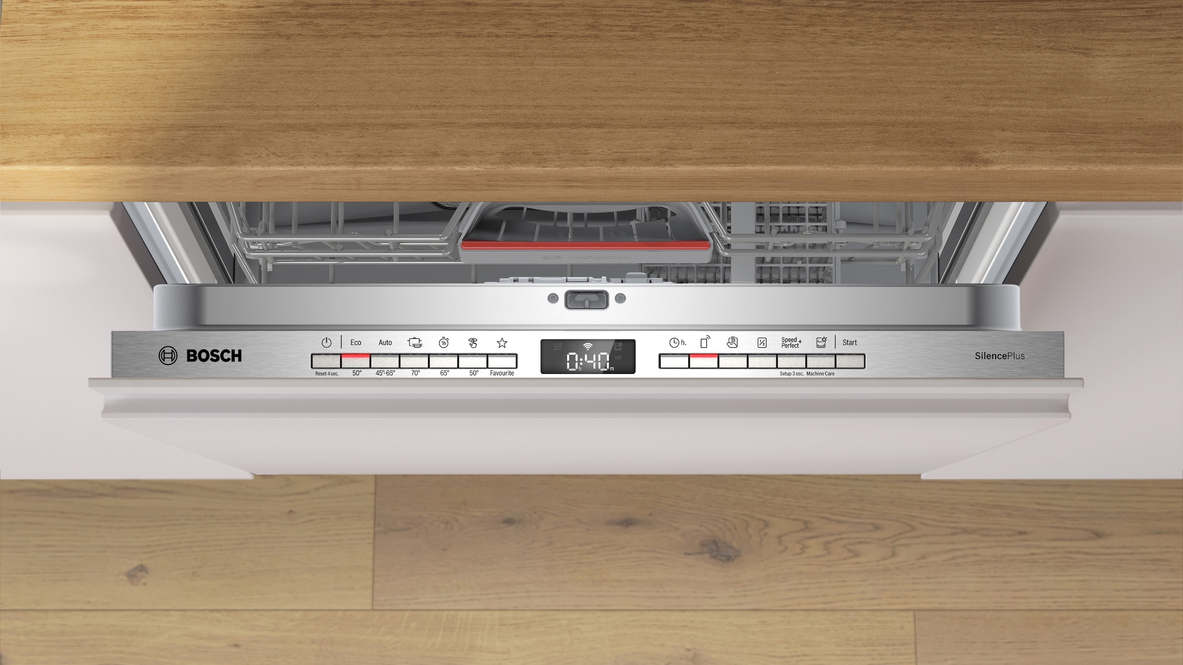 BOSCH vollintegrierbarer Geschirrspüler XXL, Serie 4 »SBV4ETX08E«, 13 Maßgedecke