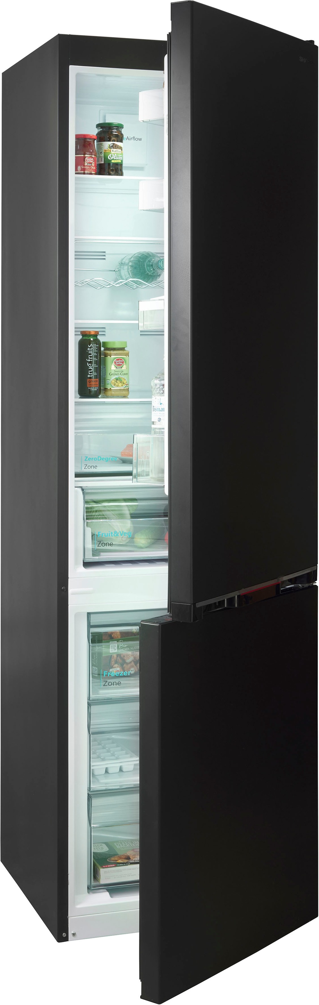 Sharp Kühl-/Gefrierkombination "SJ-NBA32DMXTB-EU" 201 cm hoch 59,5 cm breit günstig online kaufen