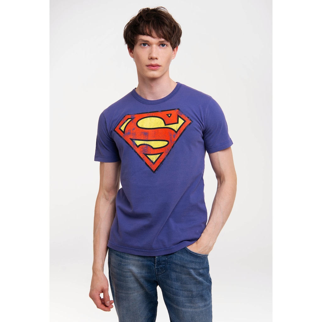LOGOSHIRT T-Shirt »DC Comics – Superman« mit lizenziertem Print