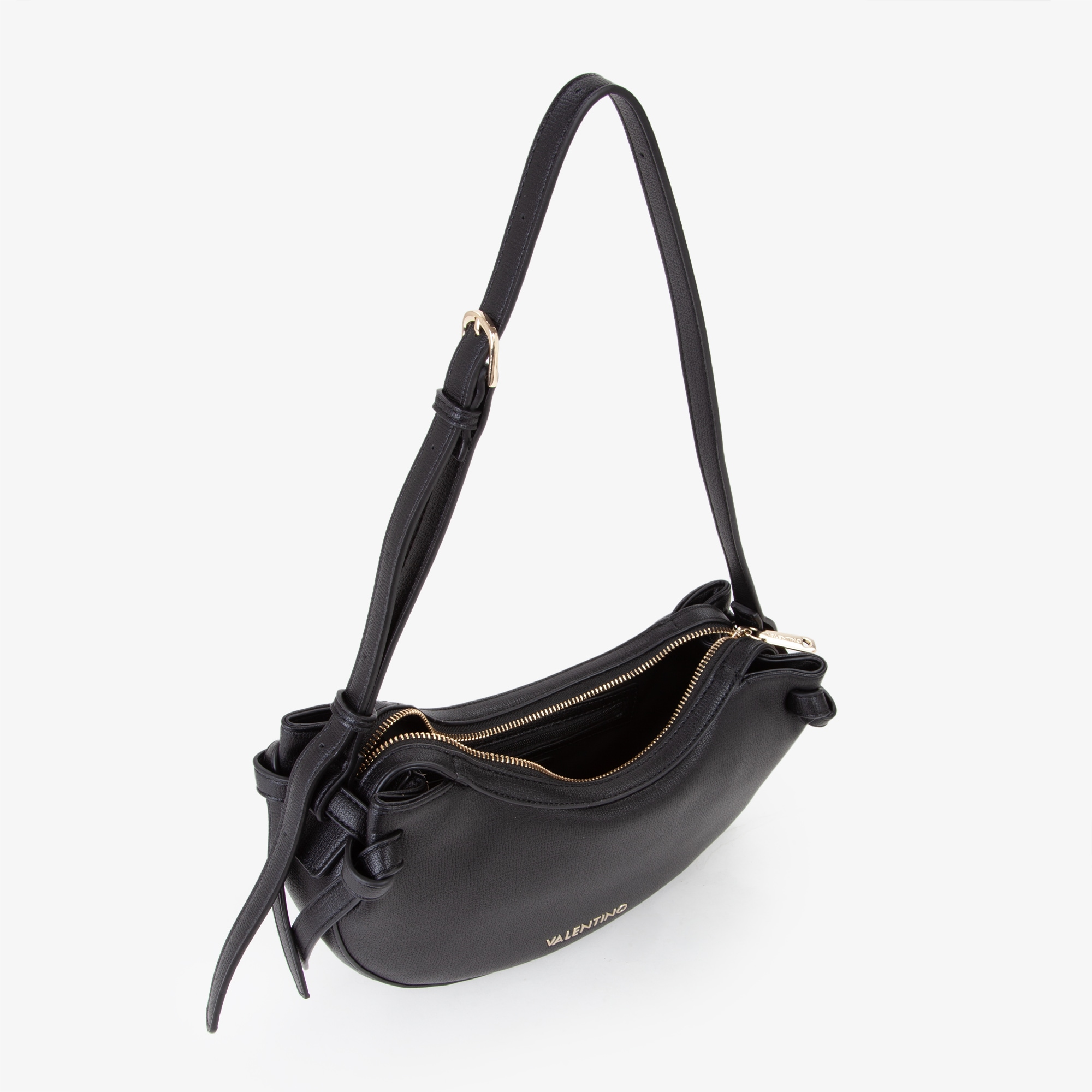 VALENTINO BAGS Schultertasche »WIN RE« , Damen Umhägetasche, Tragetasche, Handtasche mit goldfarbenem Label