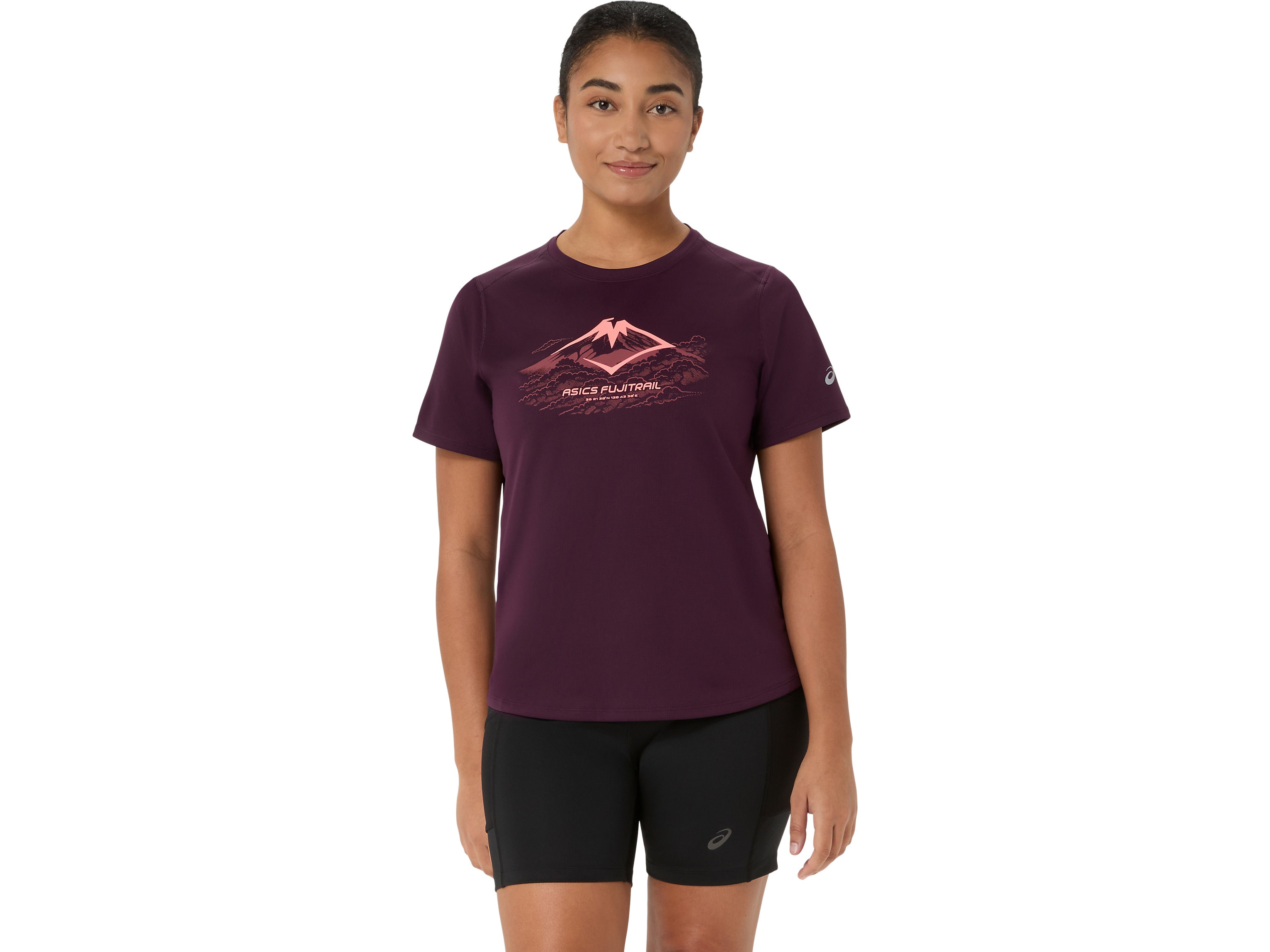 Asics Laufshirt "FUJITRAIL LOGO SS TOP" Schnelltrocknend, Reflektierend, Leicht