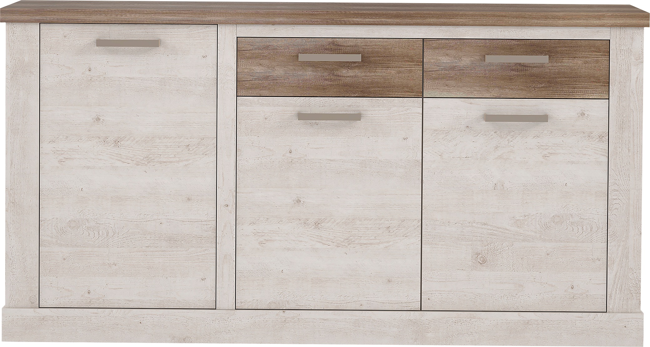 Thumbnail - FORTE Sideboard "Duro" mit Türen und Schubladen, im Landhausstil, Breite 172,2 cm