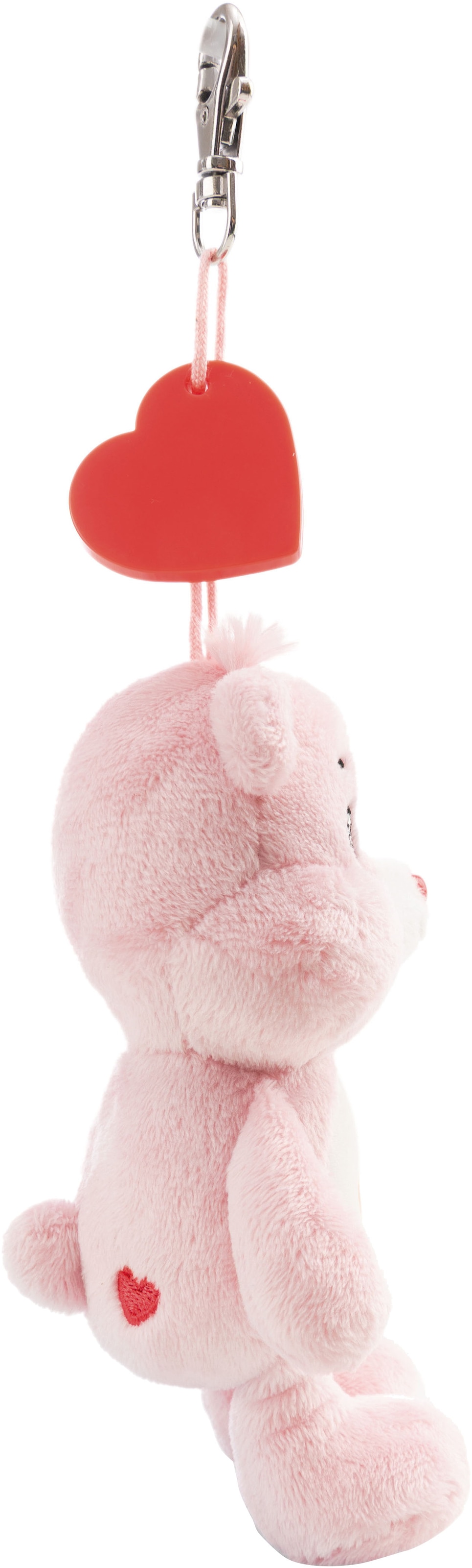 Nici Plüschanhänger »CARE BEARS, Glücksbärchis, Lieb-mich-Bärchi, 15 cm« mit Charm