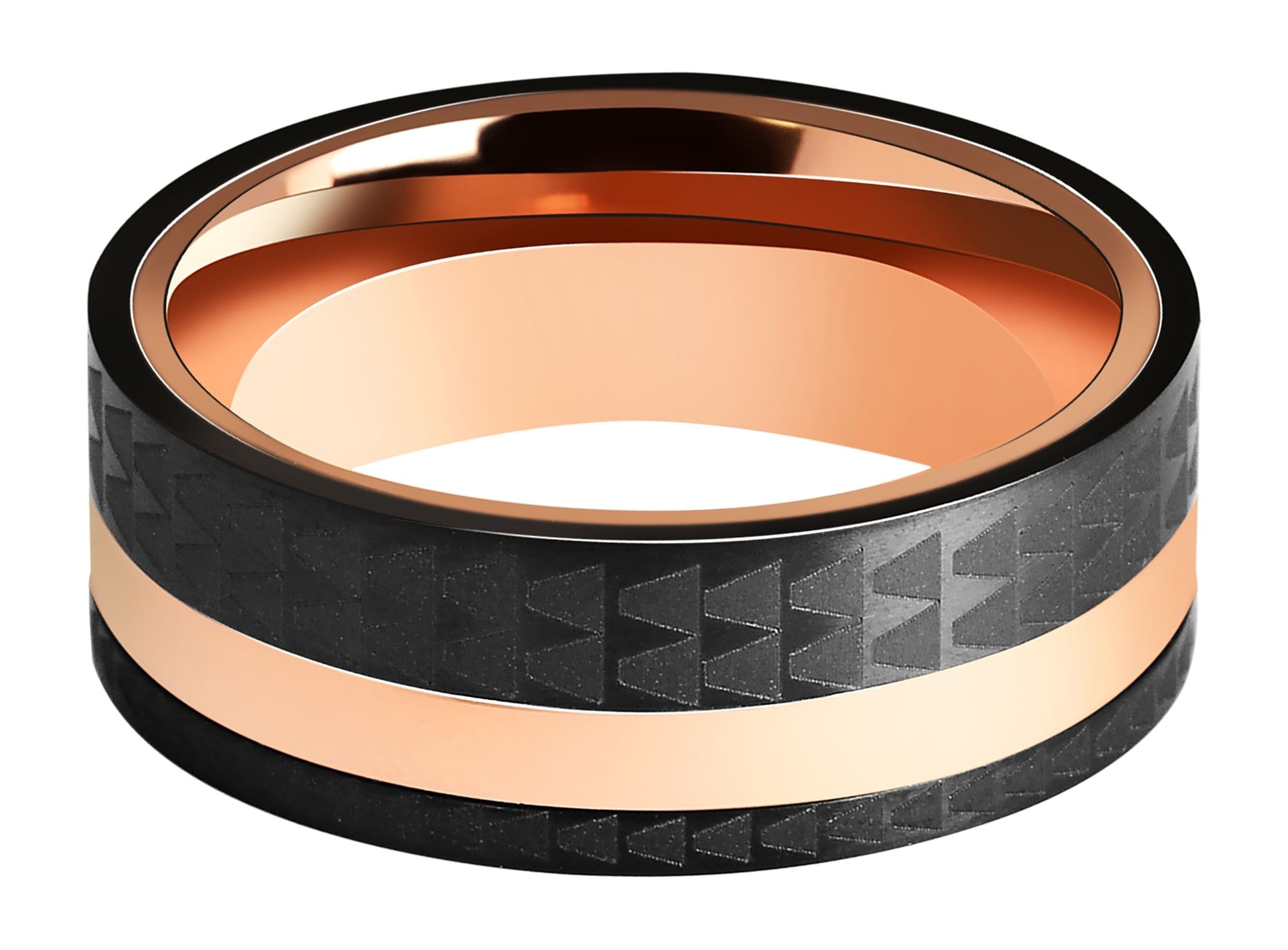 Fingerring ADELIA´S "Herren Ring aus Edelstahl" Gr. 62, gold, Fingerringe, Herren, 62, Edelstahl, Fingerring 9