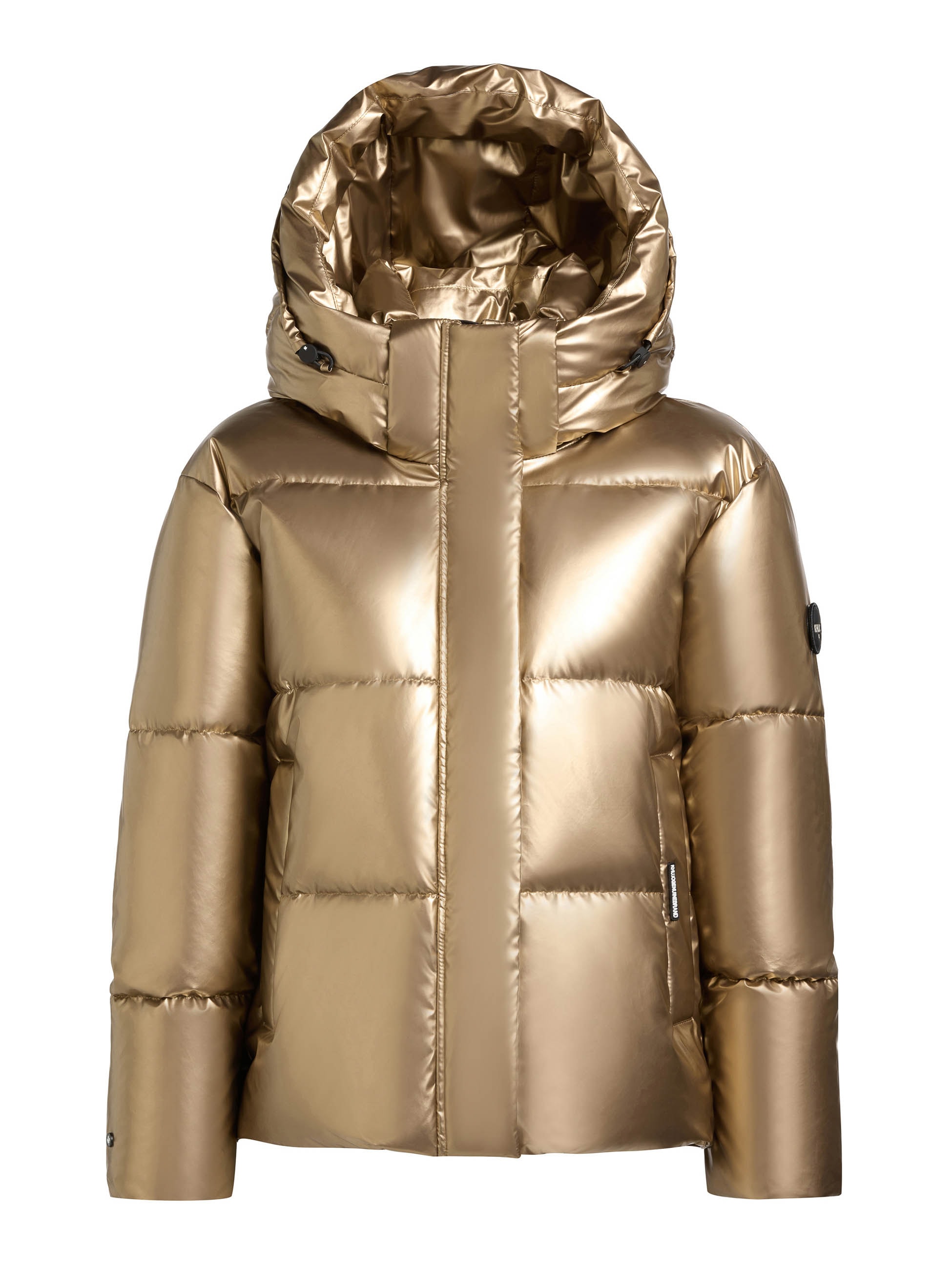 khujo Steppjacke »DEVINA2 SHINY« mit Kapuze abnehmbare Kapuze, Windschutzblende mit Magnetverschluss