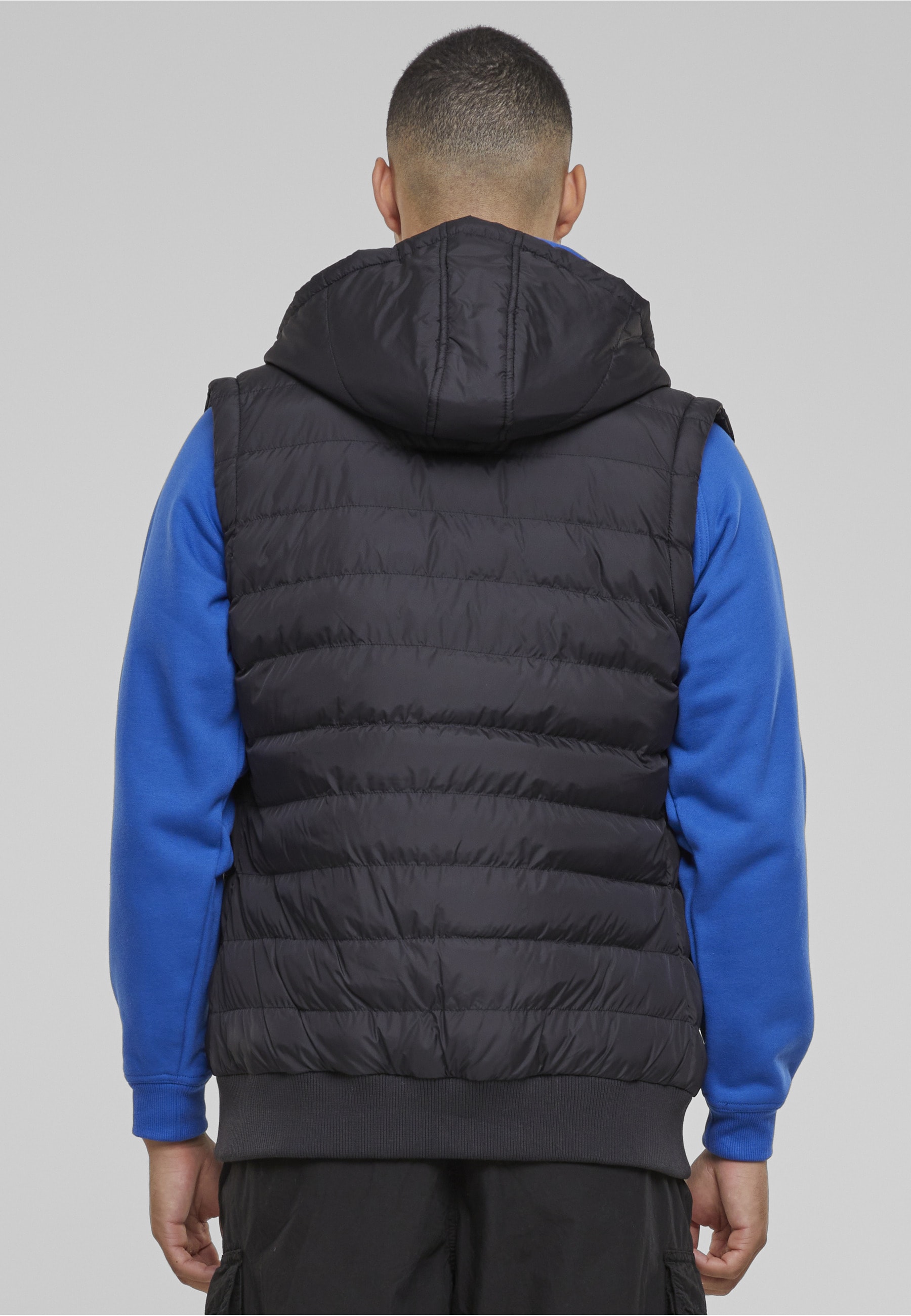 URBAN CLASSICS Jerseyweste »Urban Classics Herren Small Bubble Hooded Vest« 1 Stk.