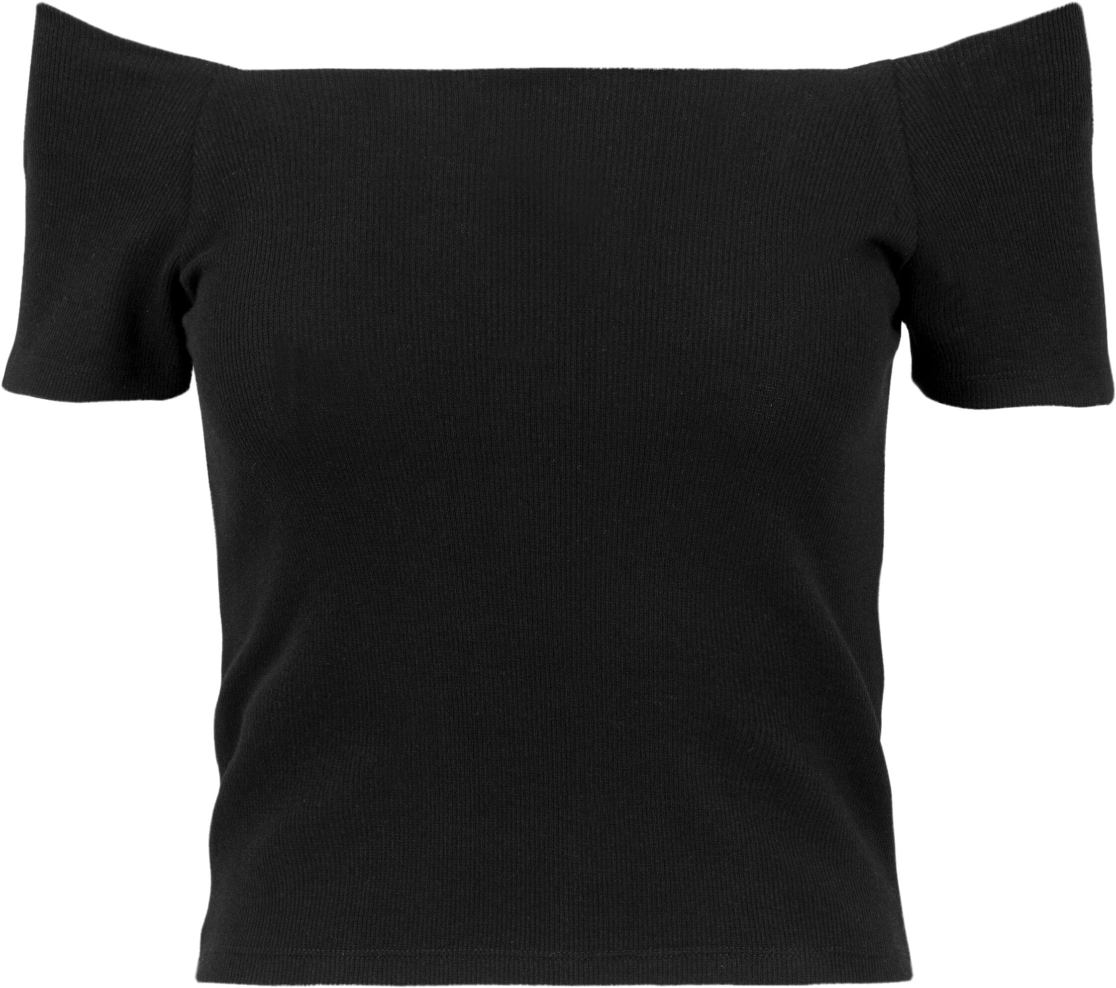 URBAN CLASSICS T-Shirt »Damen Ladies Off Shoulder Rib Tee«, (1 tlg.) online  kaufen | BAUR