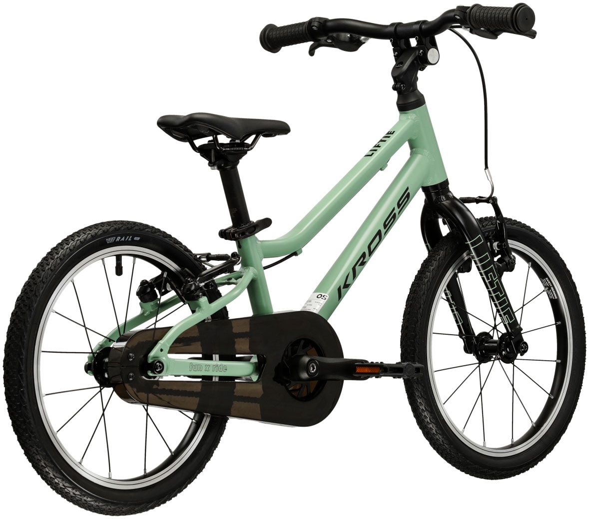 Kross Kinderfahrrad »KROSS Kinderrad Lightweight Liftie 16" grün«, 1 Gang, ohne Schaltung